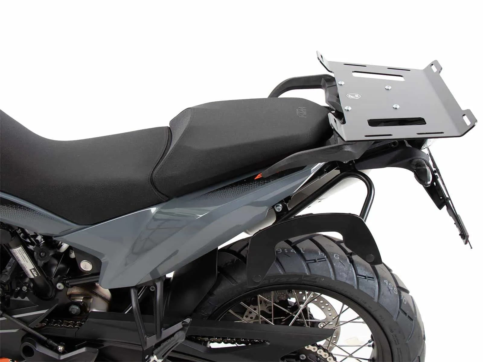 Luggage rack extension for original rack black for KTM 890 Adventure / R / Rally (2021-2022)