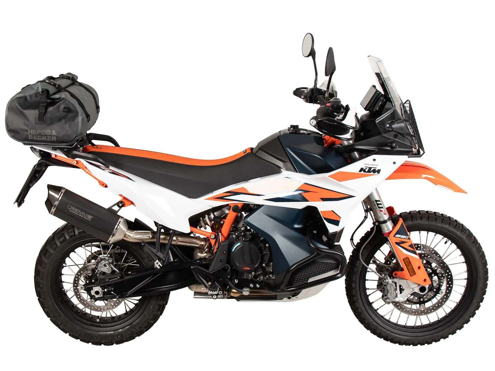 Luggage rack extension for original rack black for KTM 890 Adventure / R / Rally (2023-)