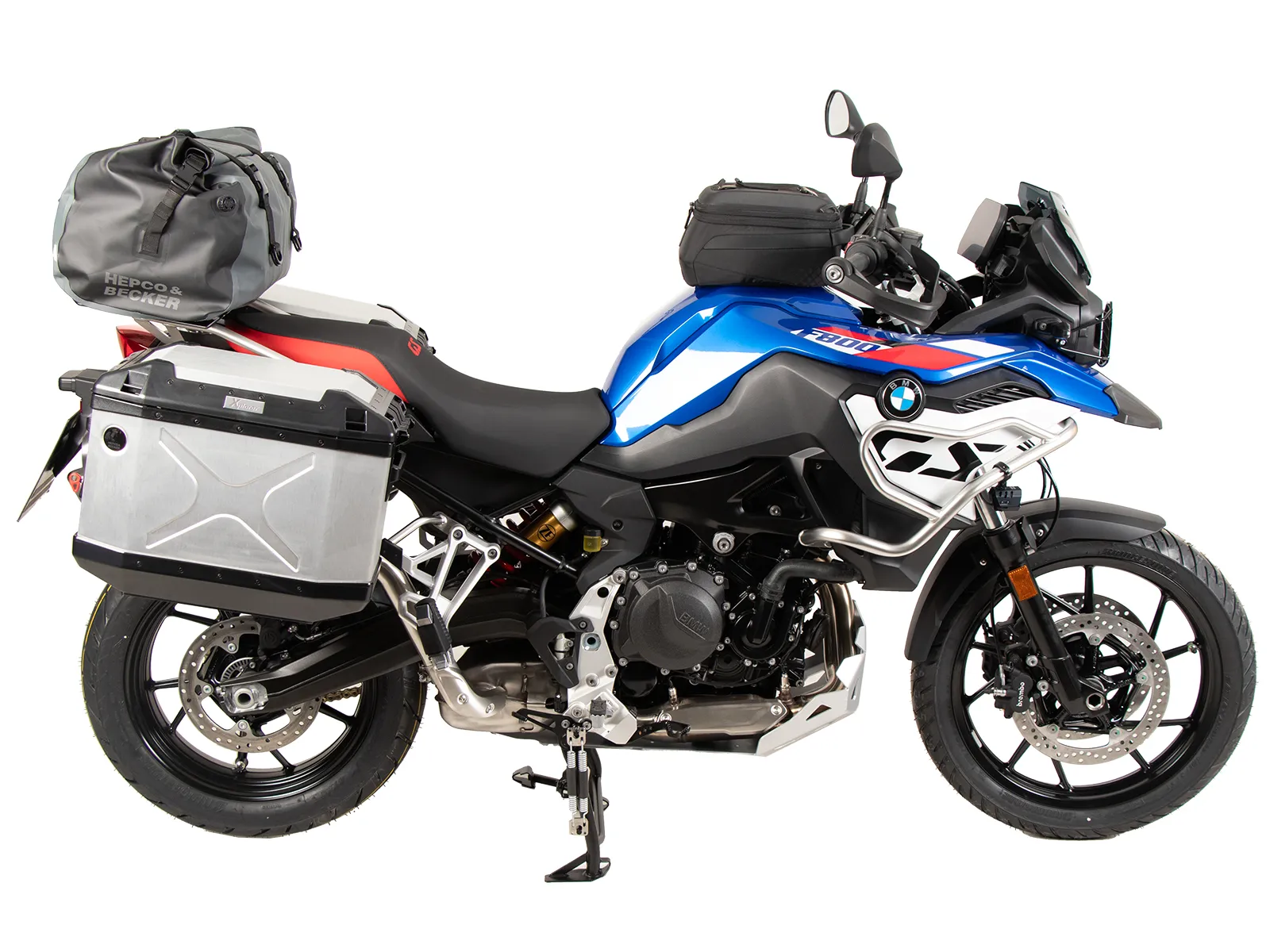Luggage rack extension for combination with original stainless steel rack black for BMW F 800 GS (2024-)