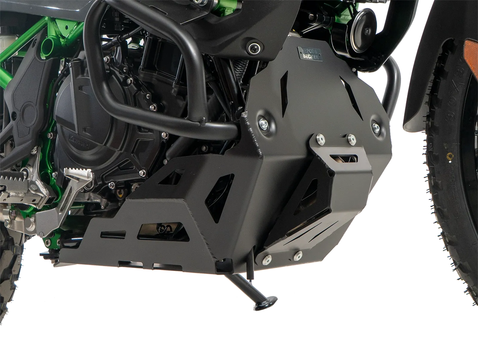 Engine protection plate black for Kawasaki KLE 500 / SE (2026-)