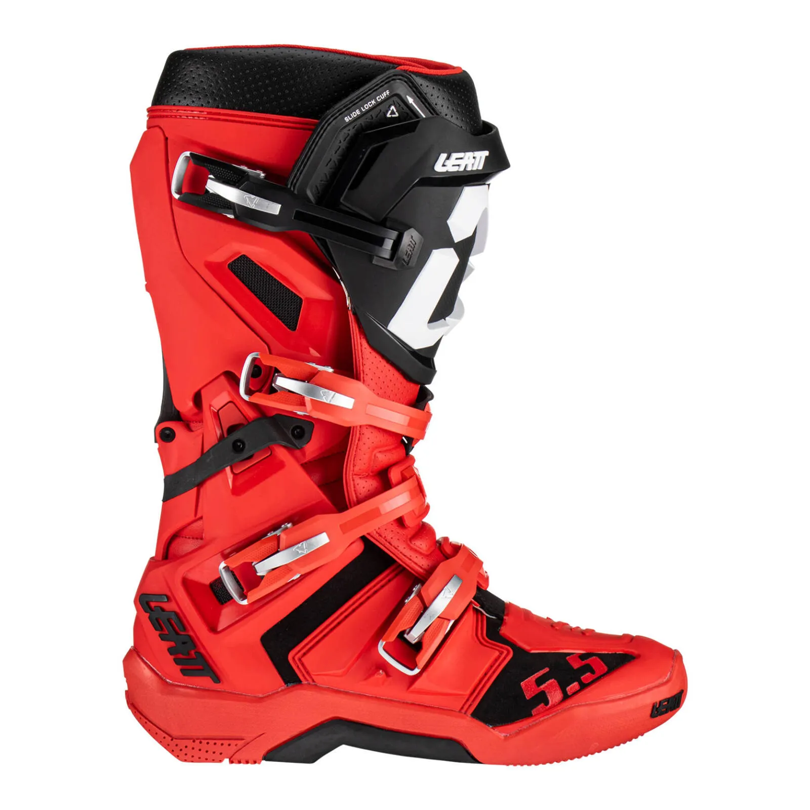 Leatt 5.5 FlexLock Boot - Red (US8/EU42)