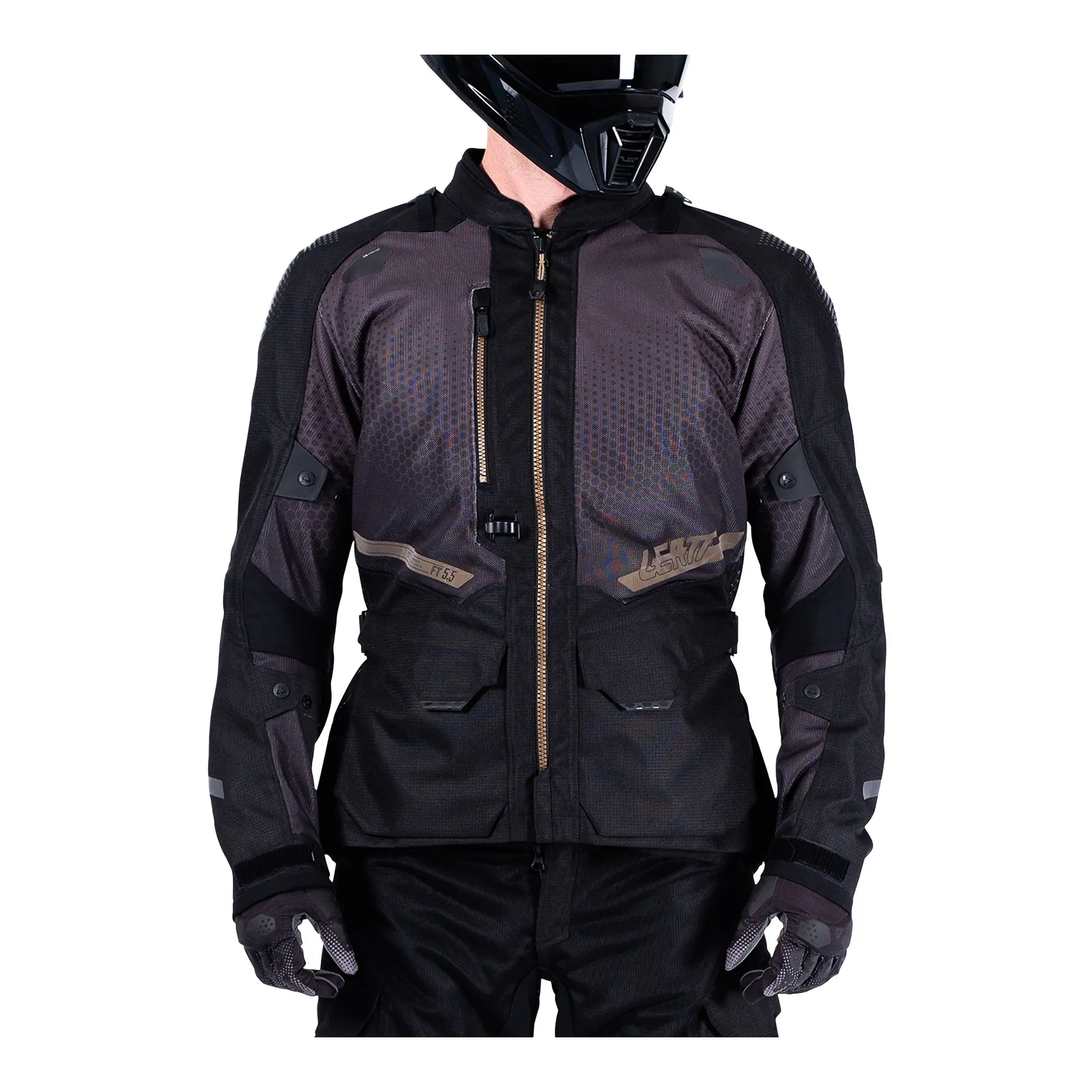 Leatt 5.5 ADV FlowTour Jacket - Stealth (S/US38/EU48)