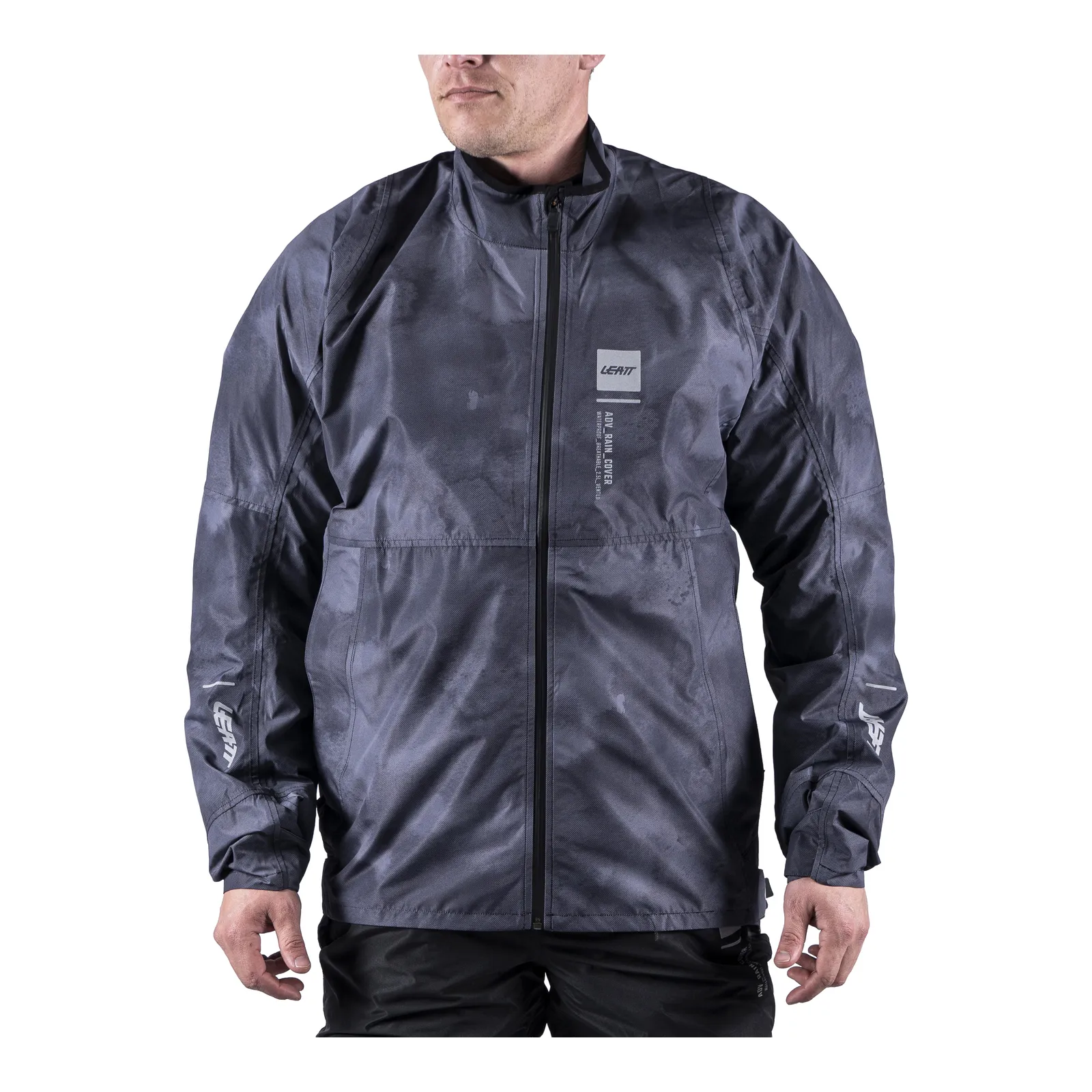 Leatt ADV Rain Cover Jacket - Camo Black / Grey (S/US38/EU48)