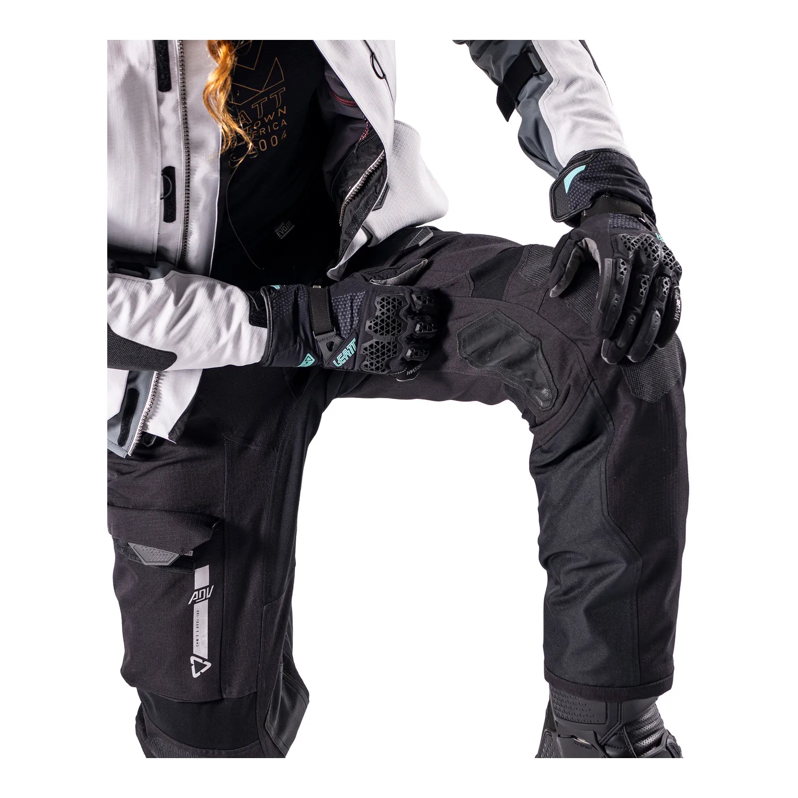 Leatt 5.5 ADV DriTour Pant Women - Stealth Black / Grey (M/EU38/UK10/US6)