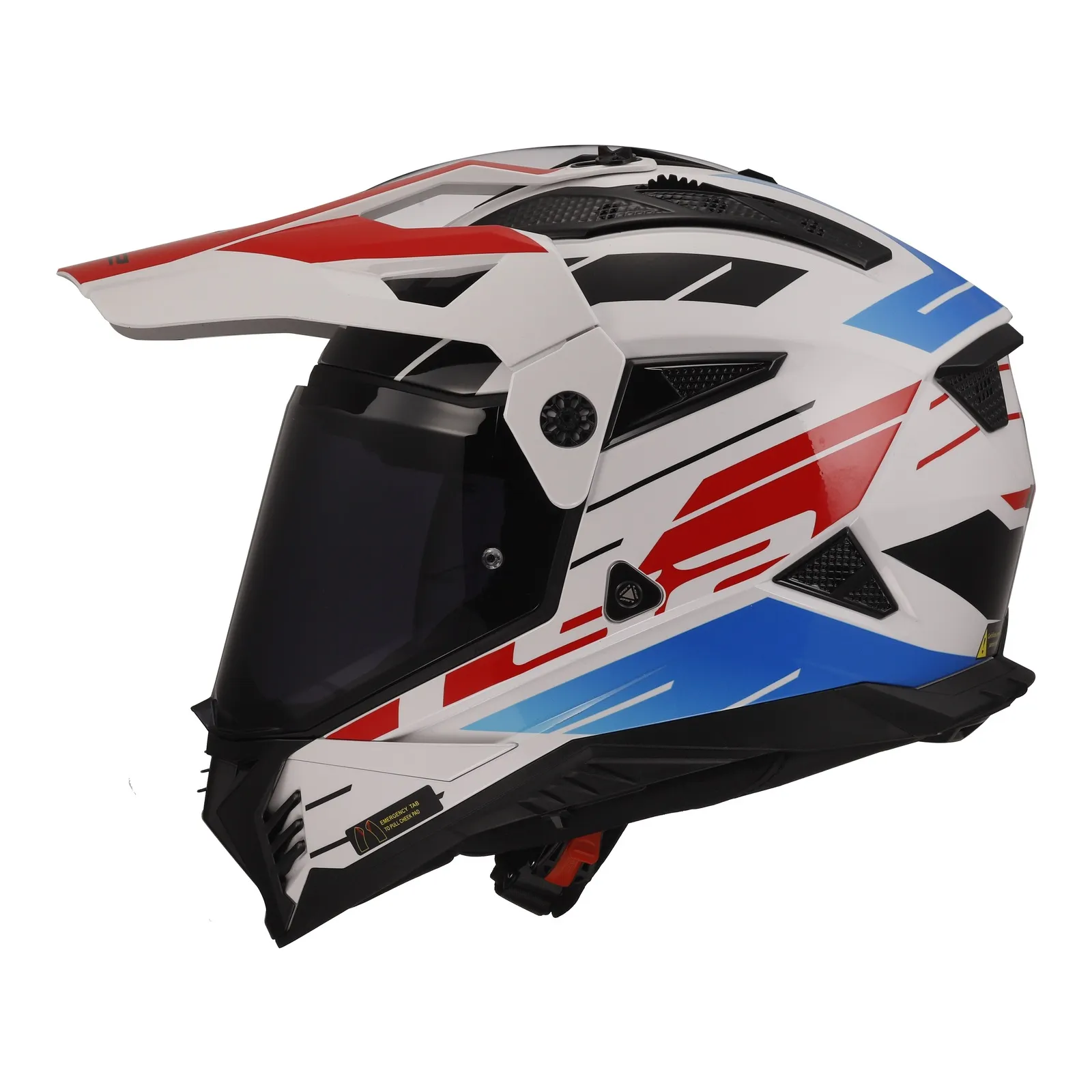 LS2 MX702 Pioneer II (XS) Namib - White / Red / Blue 06