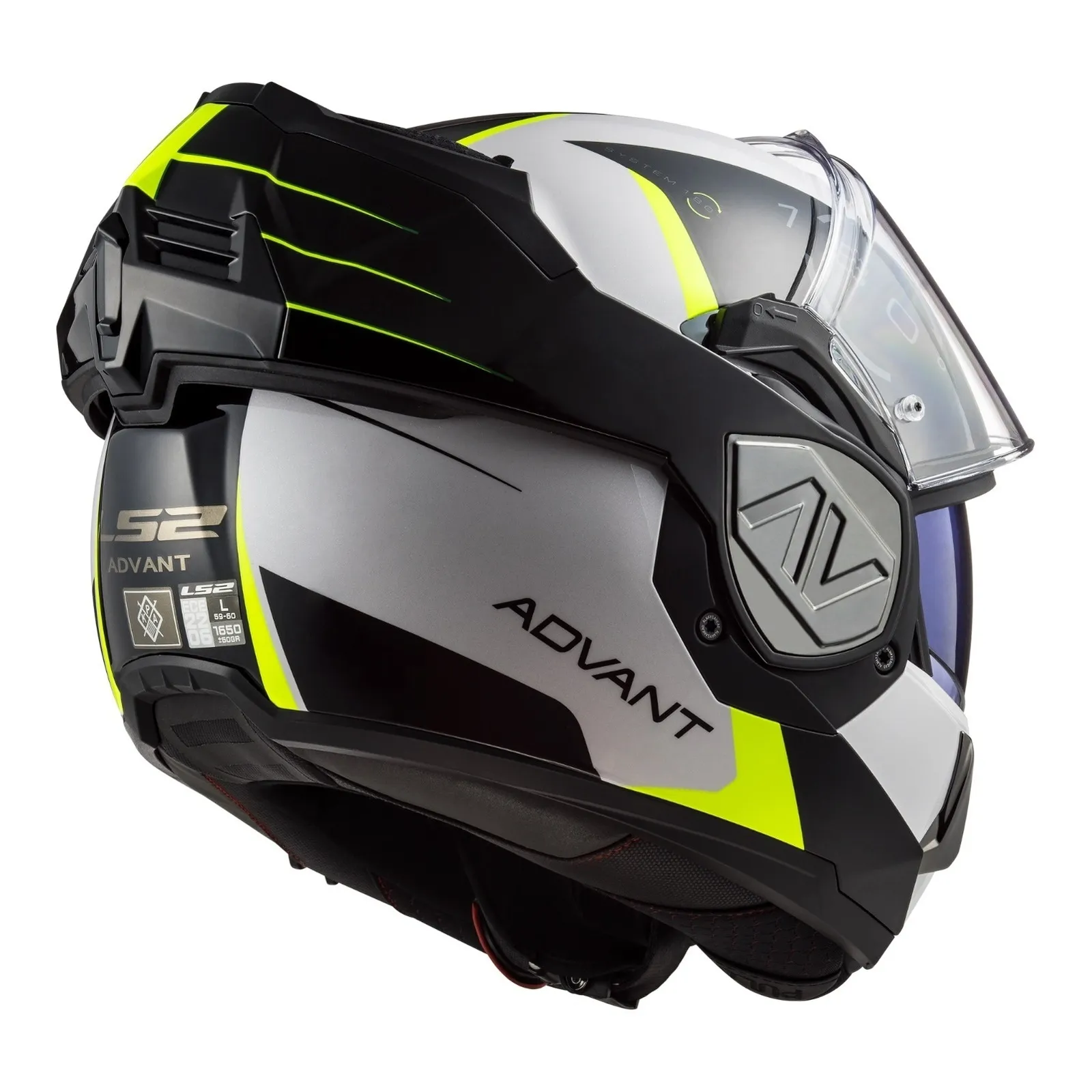 LS2 FF906 Advant (XS) Codex - White / Black 06