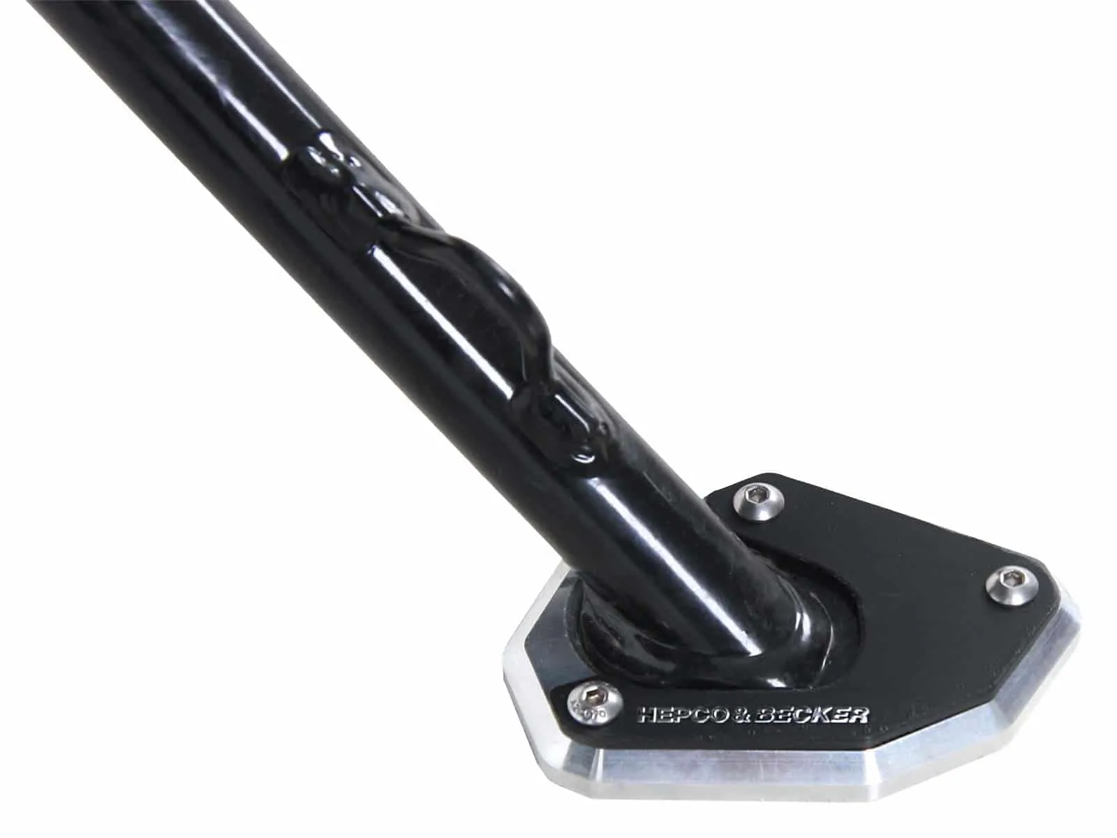 Side stand plate silver/black for Husqvarna Norden 901 / Expedition (2022-)