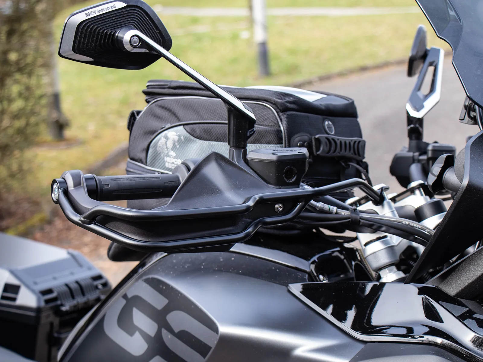Grip guard for BMW R 1250 GS (2018-2023) set, black (left + right)