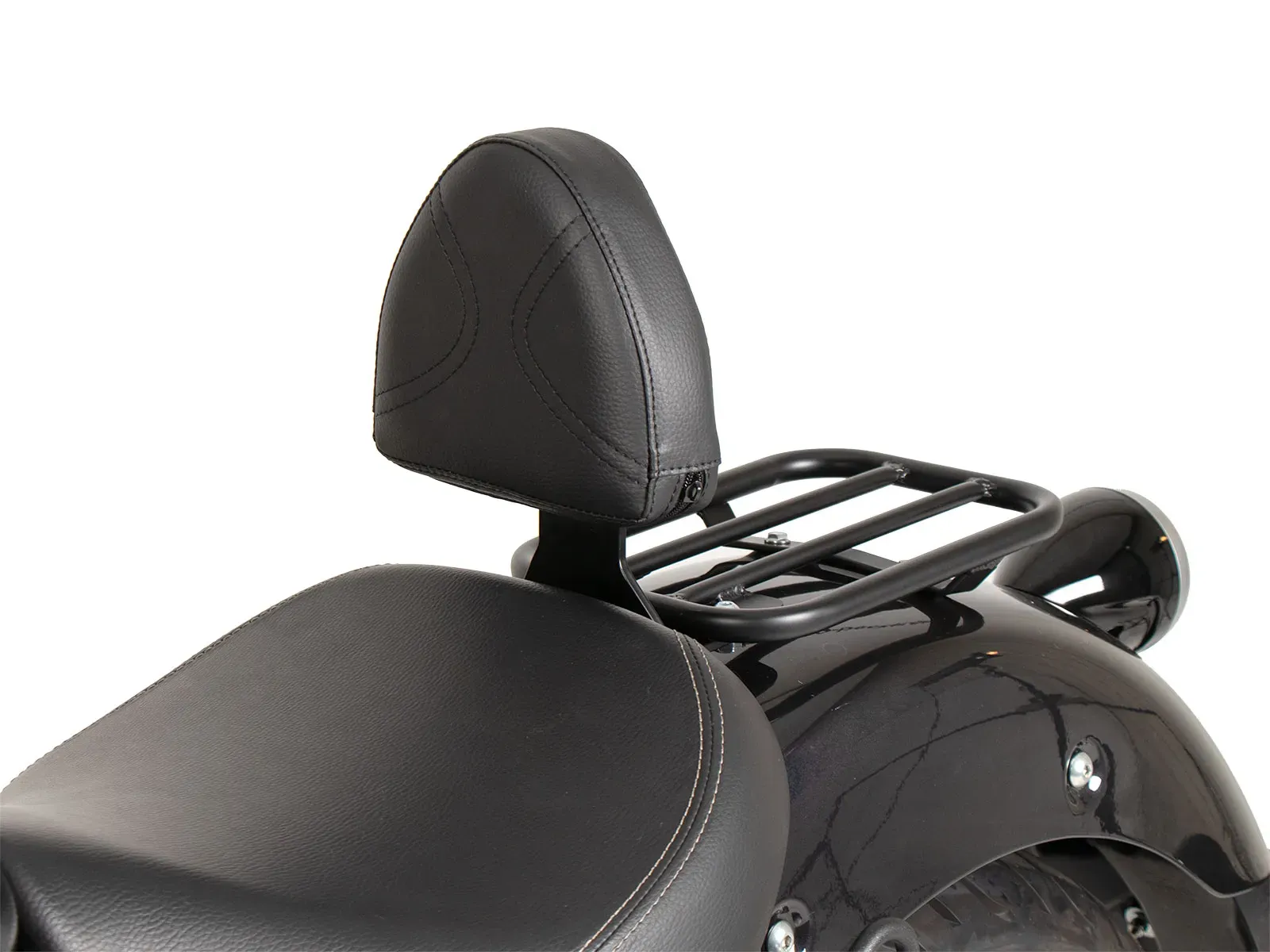 Rider backrest with upholstery for combination with Solorack 6137651 for Royal Enfield Super Meteor 650 (2023-)