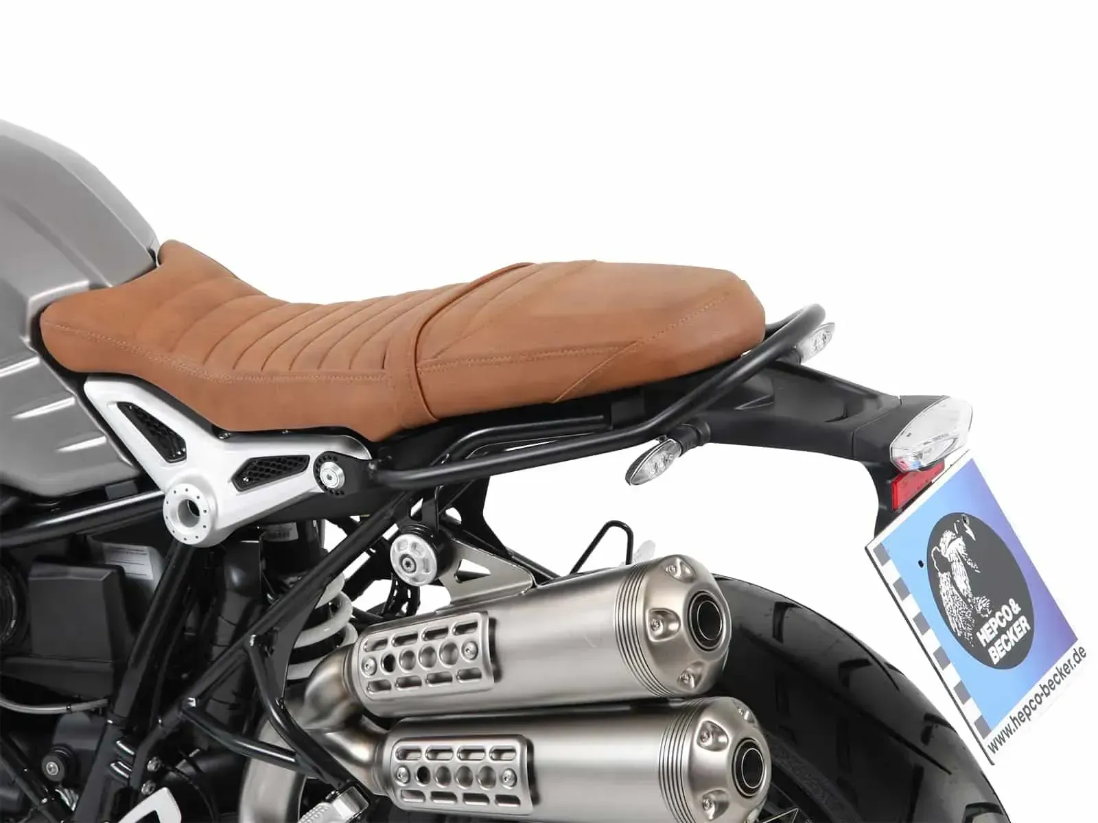 Black pillion grab handle for BMW R nineT (2014-2016)