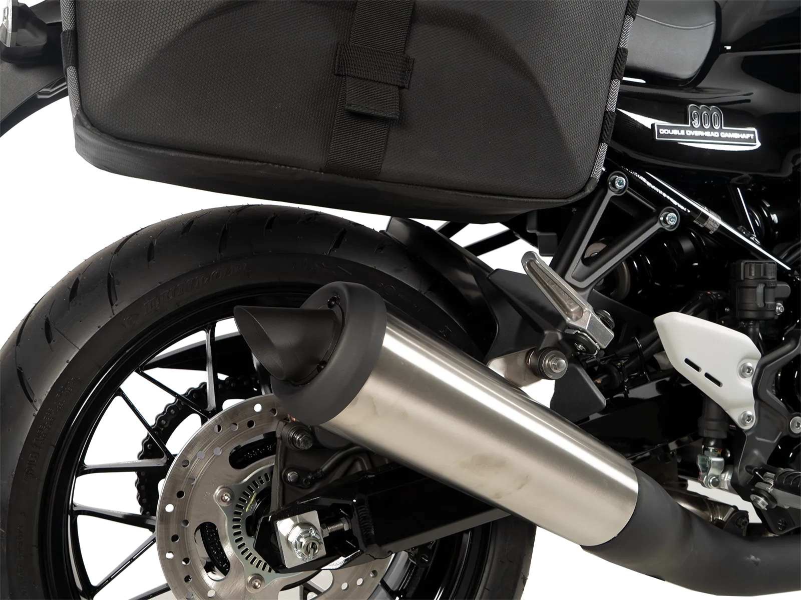 Heat protection exhaust cover black for Kawasaki Z 900 RS / Black Ball Edition (2026-)