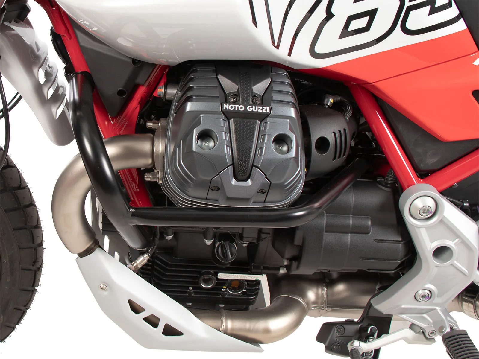 Engine guard black for Moto Guzzi V 85 TT / Strada / Travel (2024-)