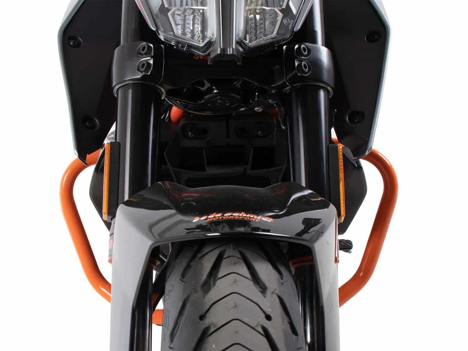 Orange engine guard for KTM 125 Duke (2021-2023)