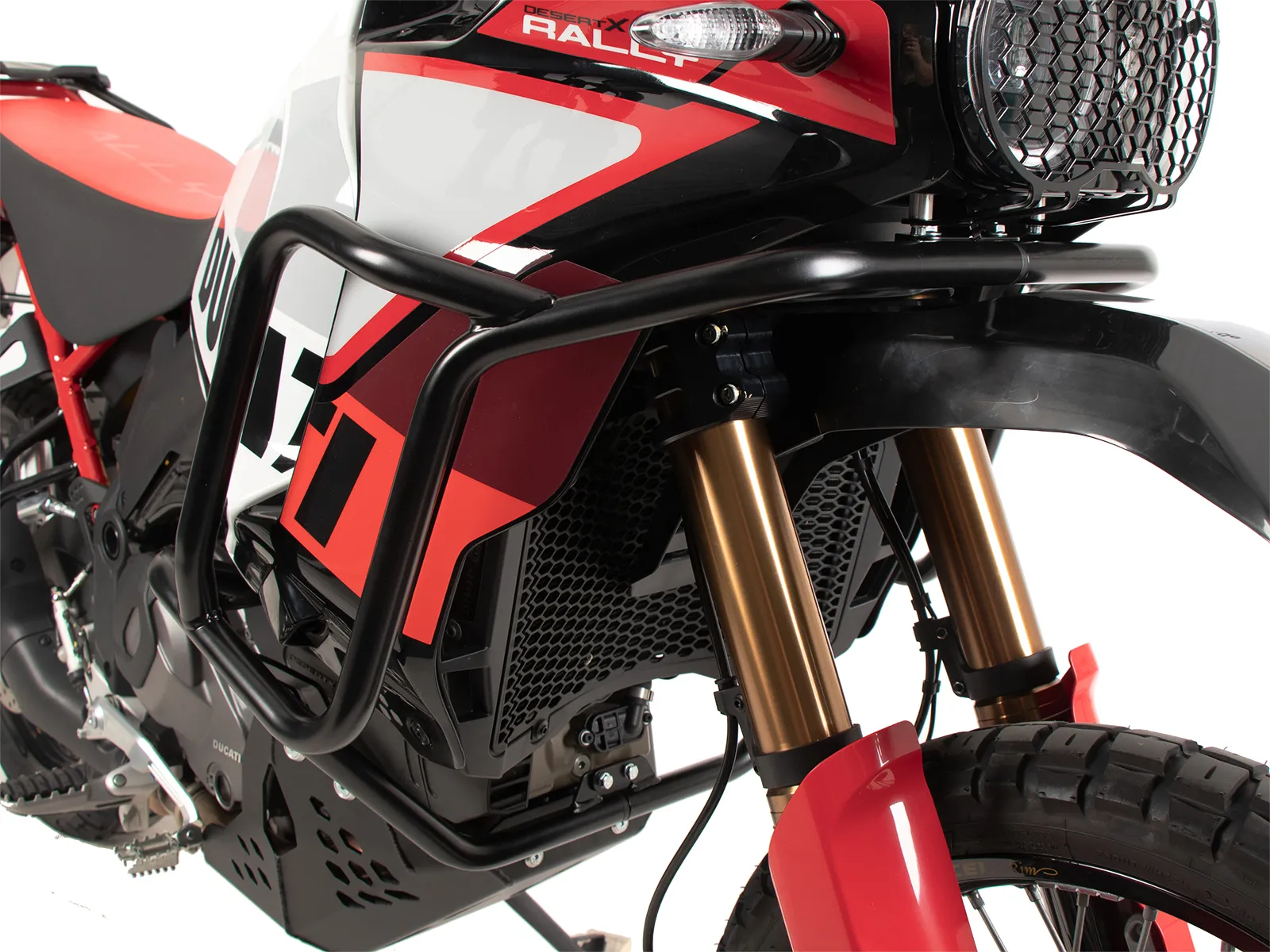 Tank guard black for Ducati DesertX Rally (2024-)