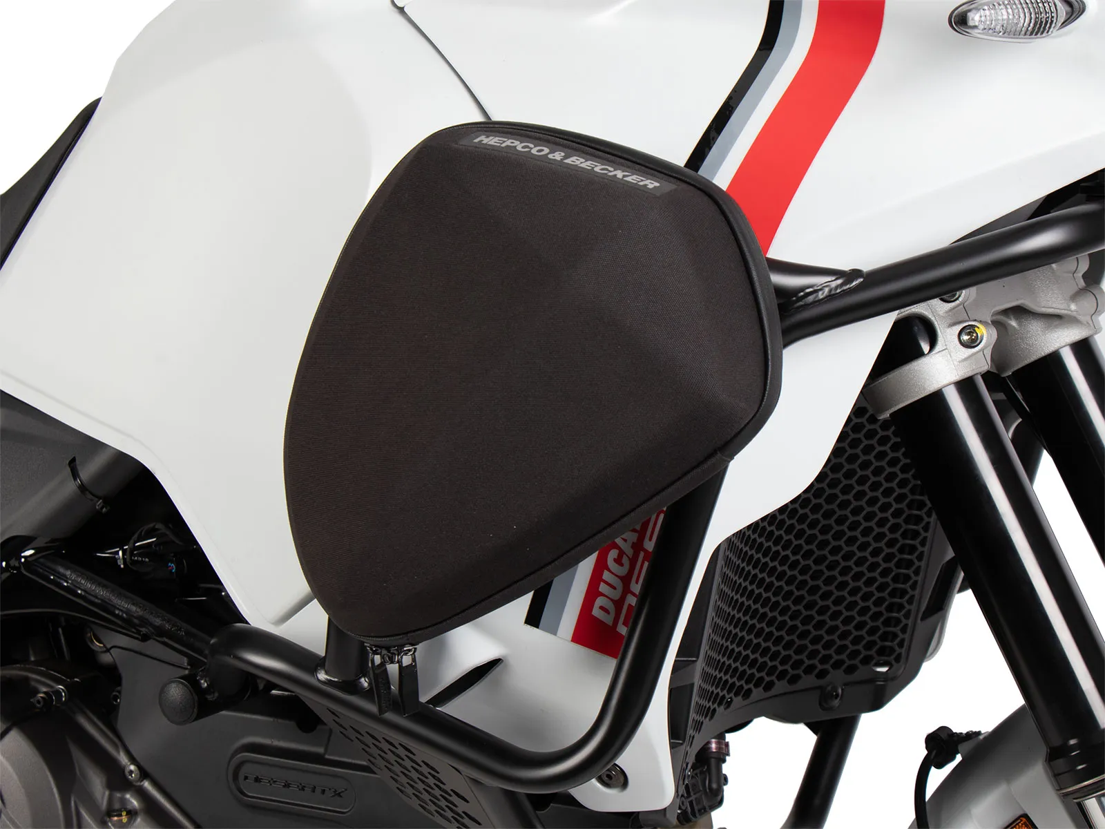 White tank guard for Ducati DesertX Rally (2024-)