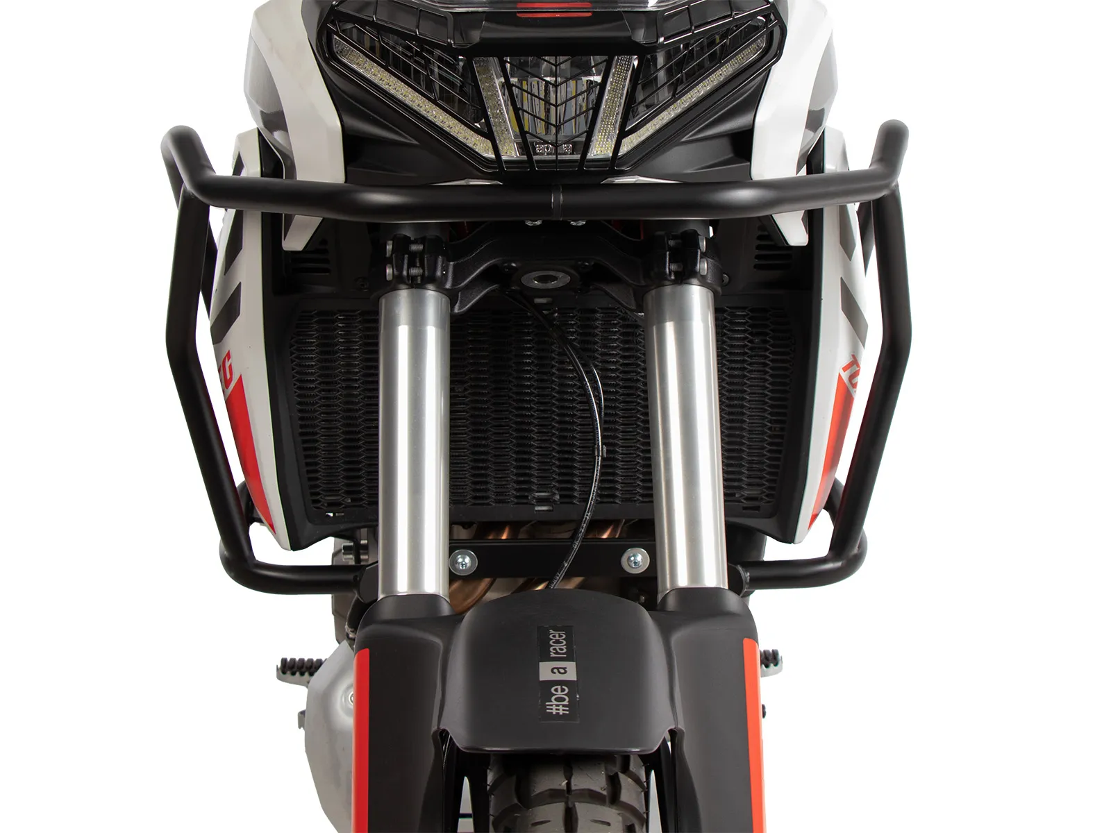 Red tank guard for Aprilia Tuareg 660 (2025-)