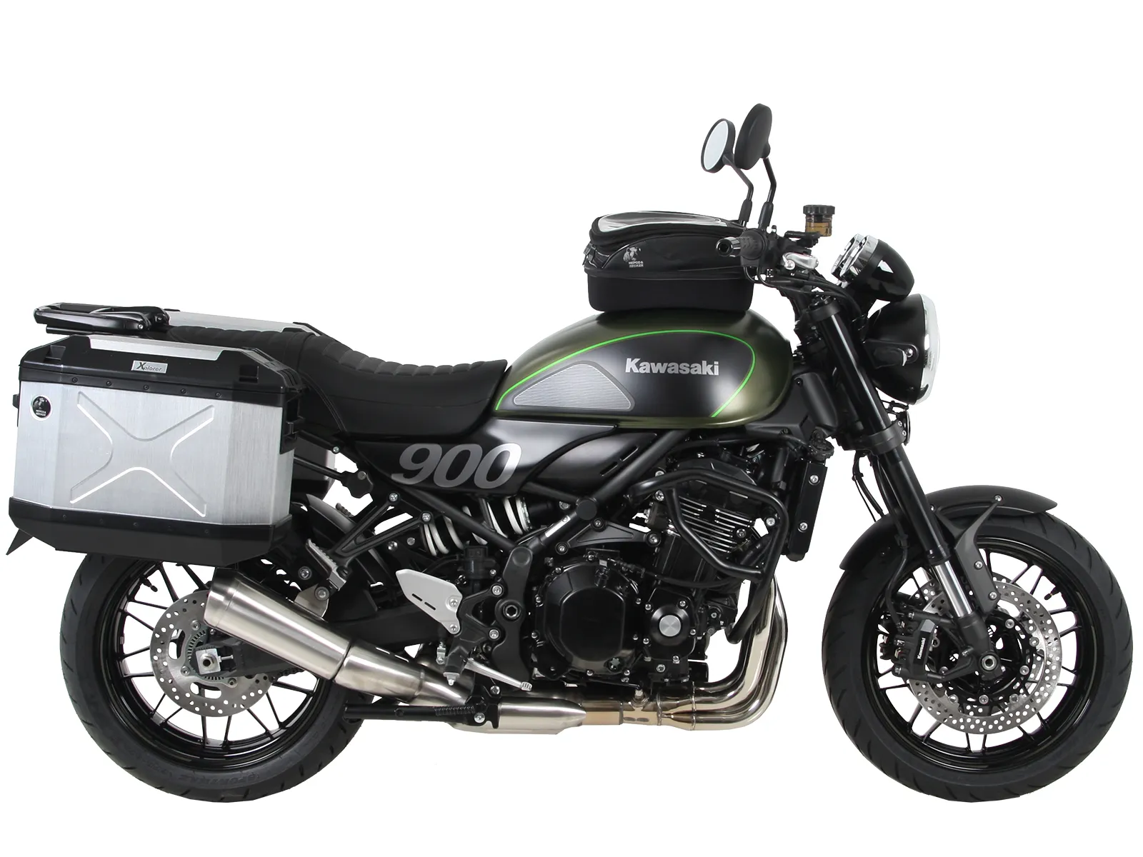 BASIC tank ring incl. tank bag lock unit for Kawasaki Z 900 RS/Cafe (2018-2025) / Z 900 RS SE (2022-2025)
