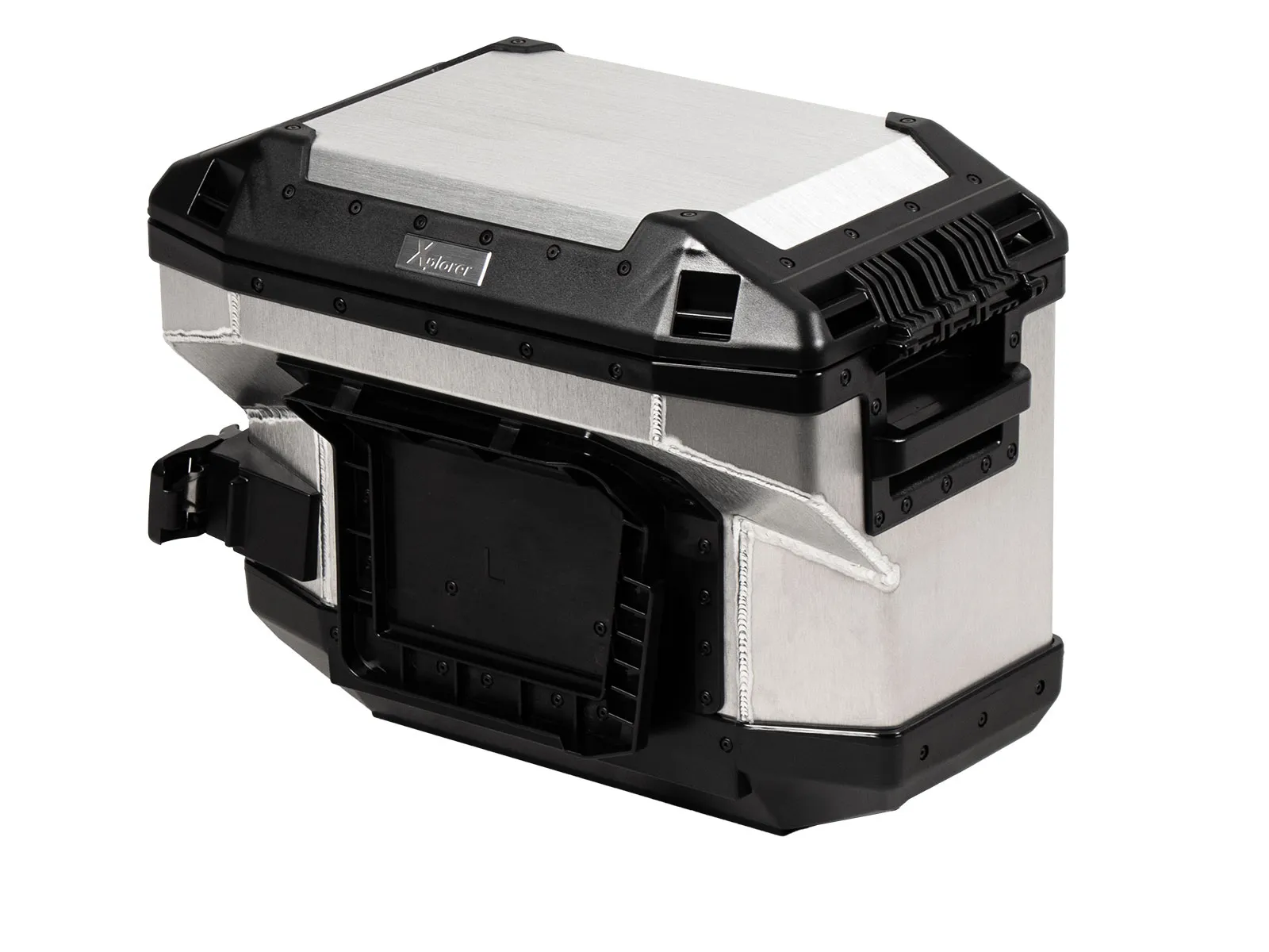 Xplorer 37 left silver for cutout carrier (cut out for exhaust)