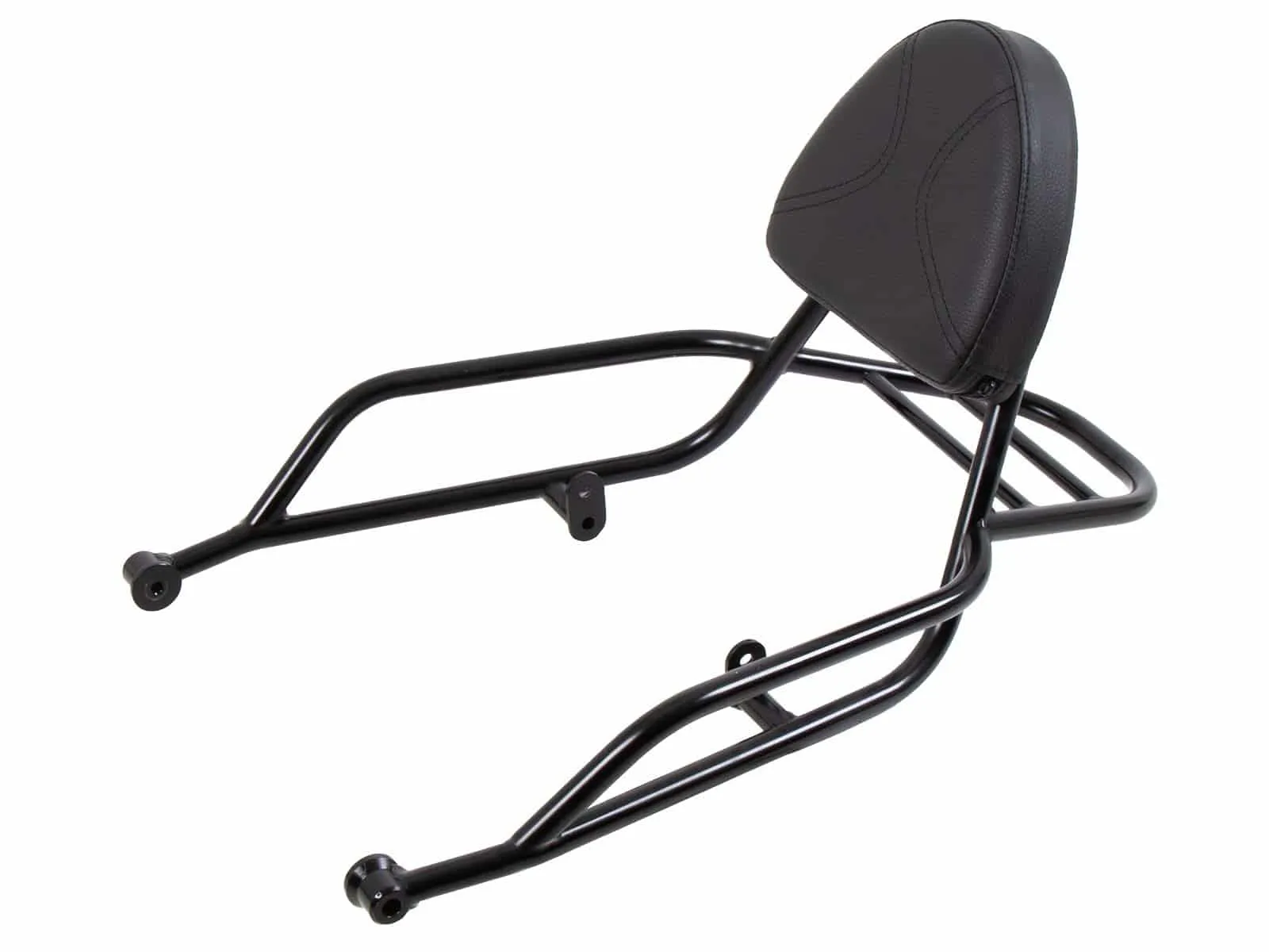 Sissybar with luggage rack black for Moto Guzzi V7 Stone (2025-)