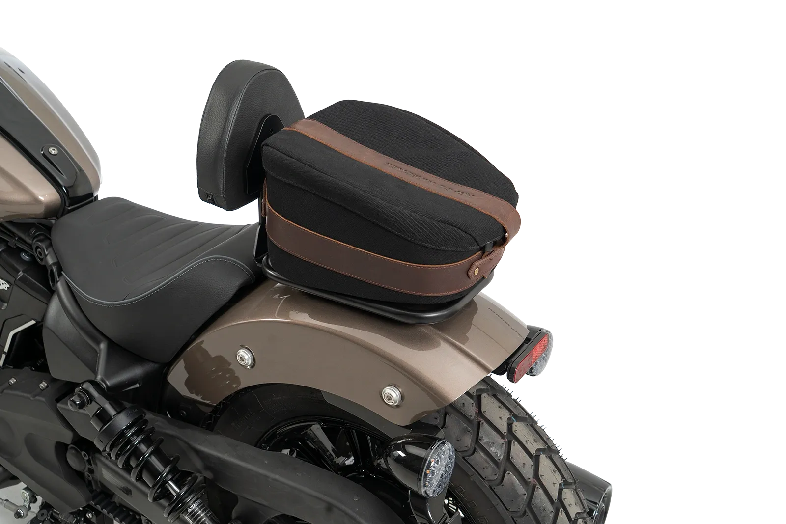 Solorack with backrest black for Indian Scout Bobber (2025-)