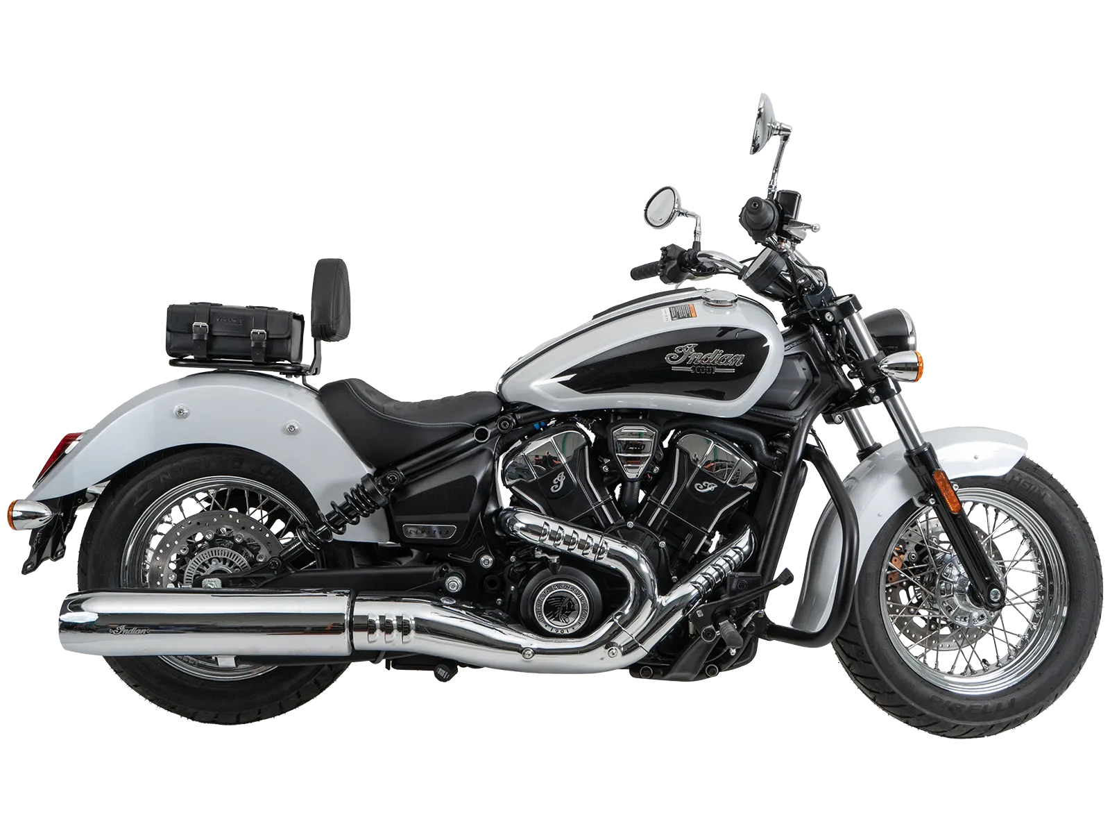Solorack with backrest black for Indian Scout Classic (2025-)