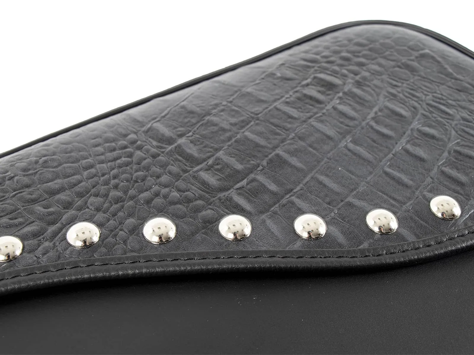 Leather single bag Ivory black right for C-Bow holder