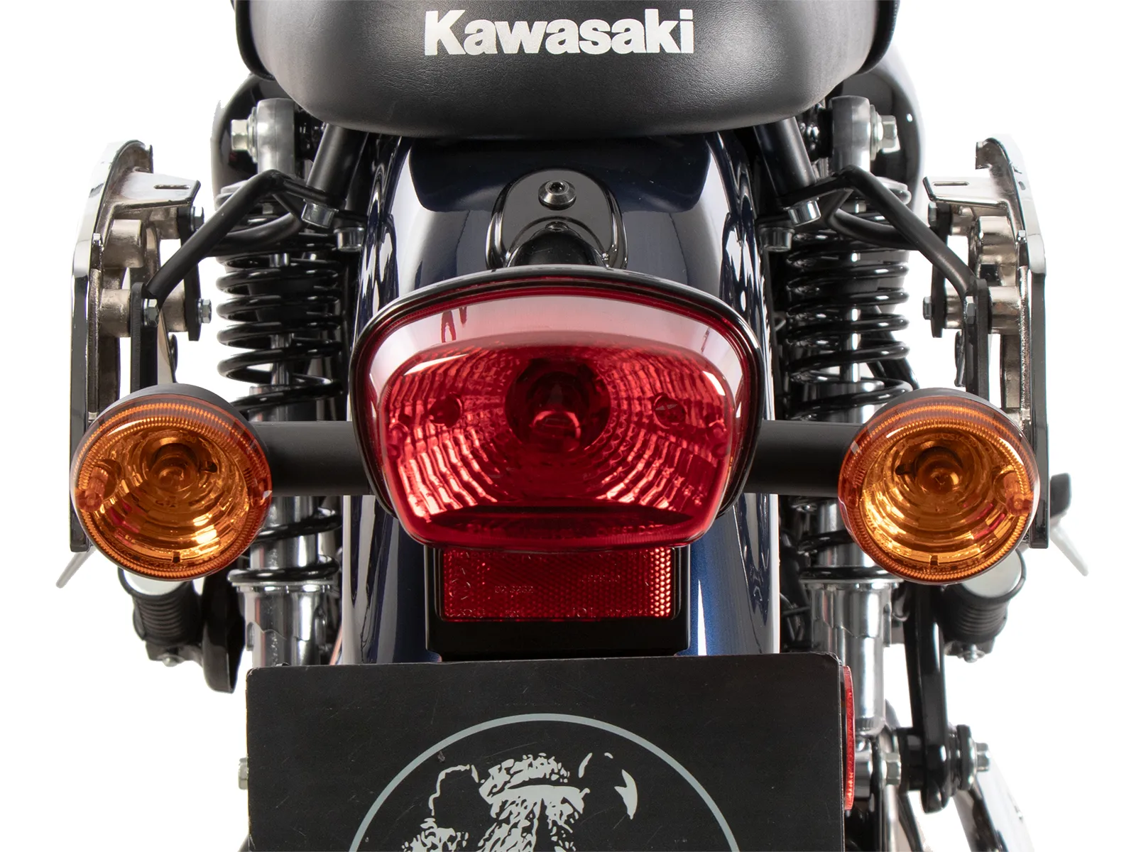 C-Bow side carrier chrome for Kawasaki W230 / Meguro S1 (2025-)