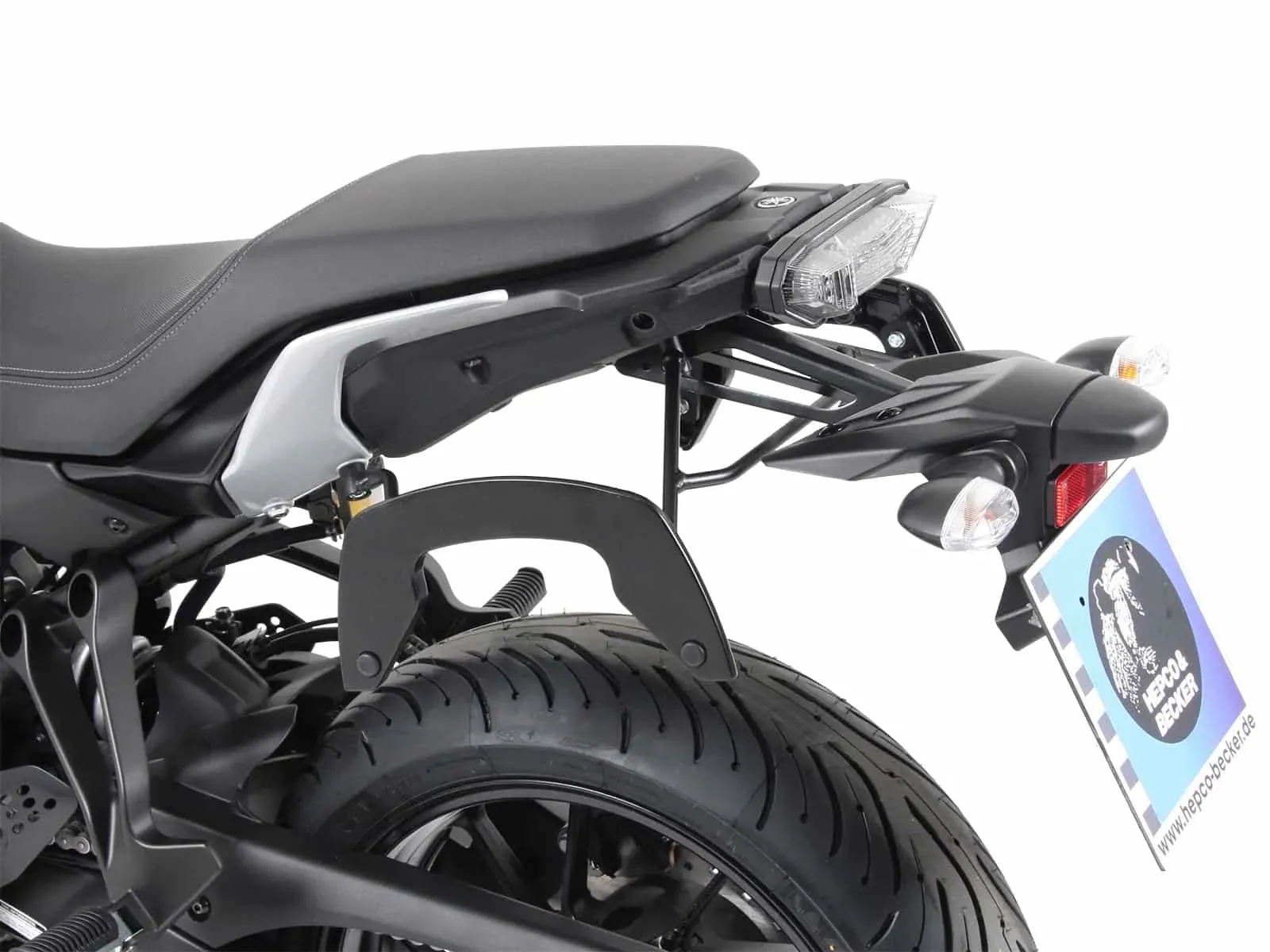 C-Bow side carrier black for Yamaha Tracer 7 (2021-2025)