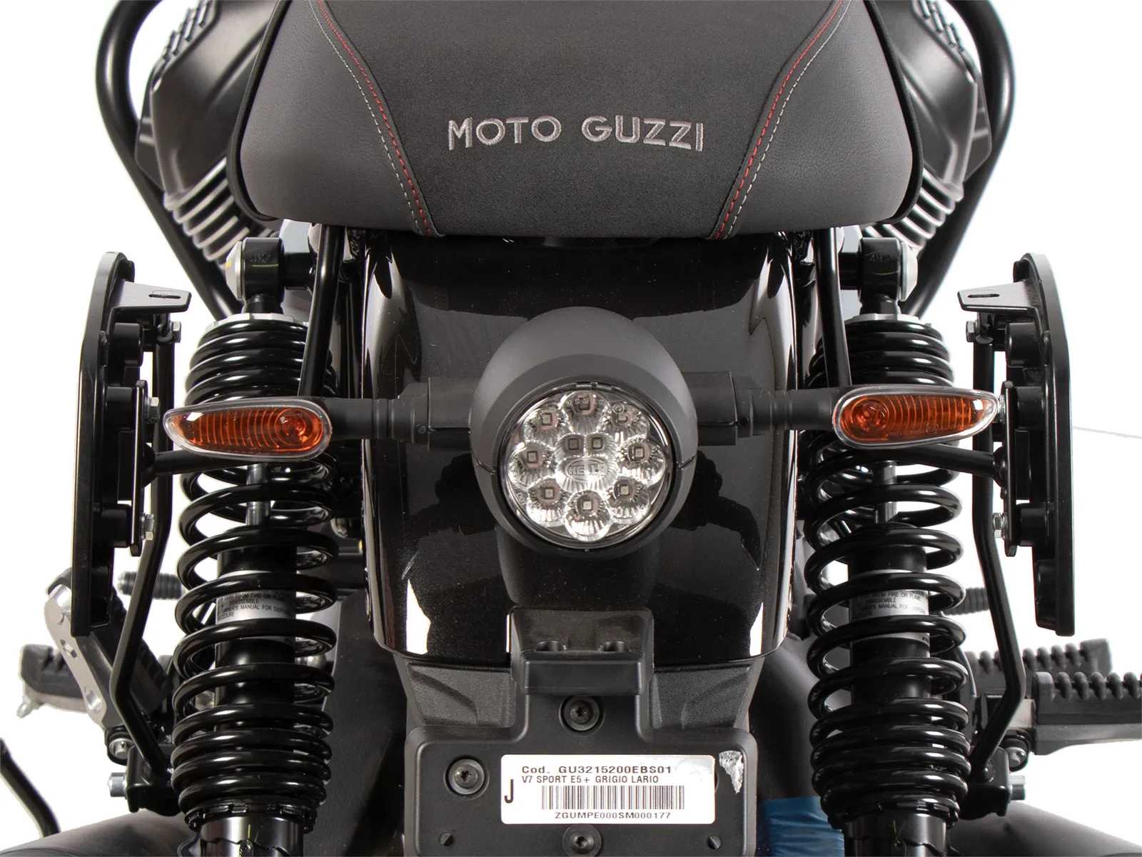 C-Bow side carrier black for Moto Guzzi V7 Sport (2025-)