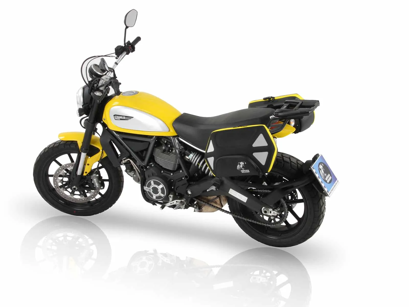 C-Bow side carrier black for Ducati Scrambler Sixty2 (2016-2020)