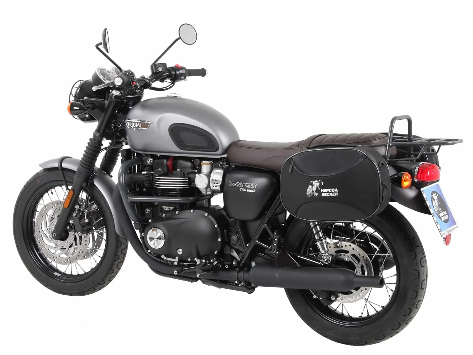 C-Bow side carrier black for Triumph Bonneville T 120/Black (2016-)
