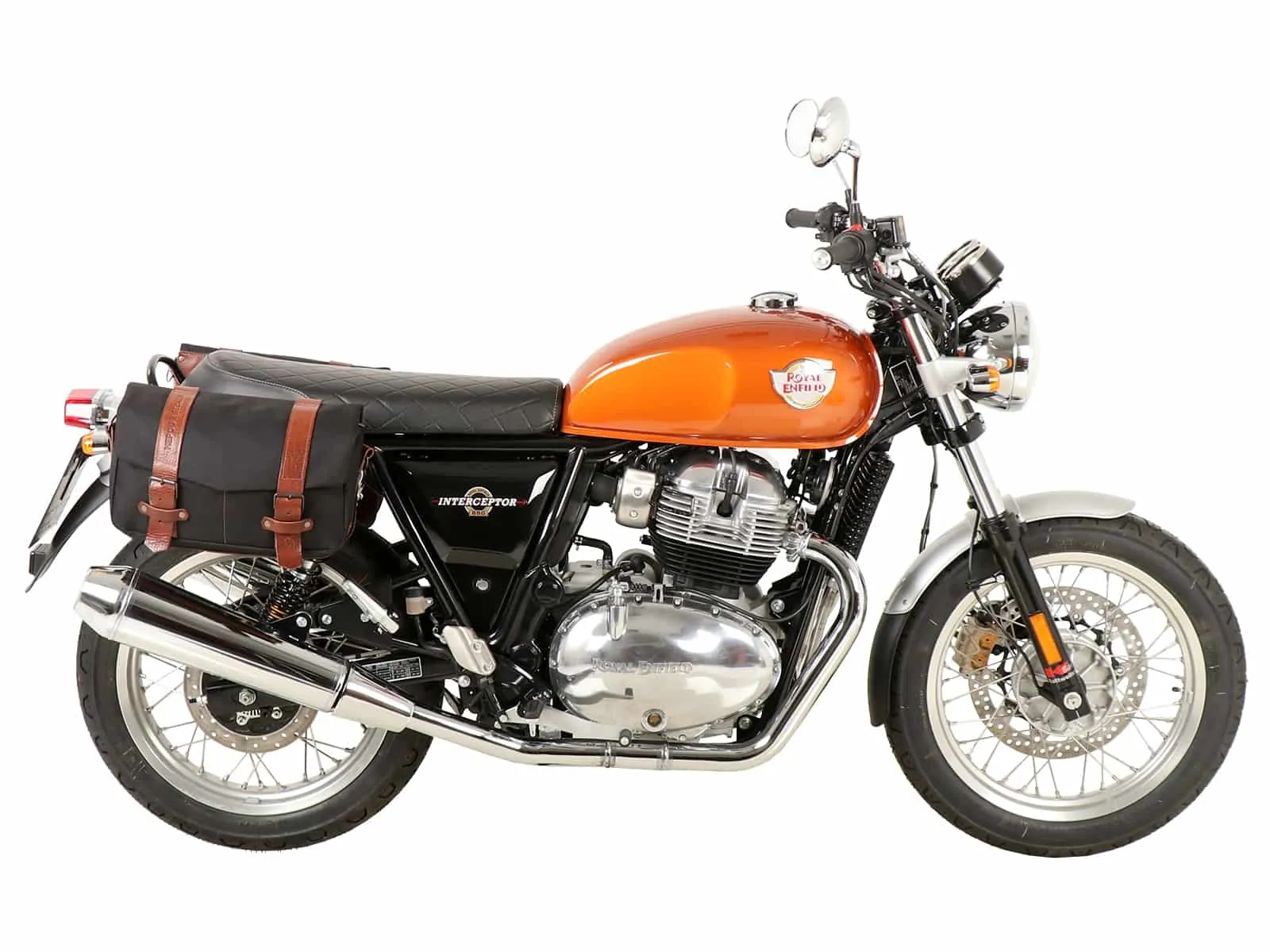C-Bow side carrier chrome for Royal Enfield Interceptor (2018-) / Continental 650 / GT 650 (2019-)