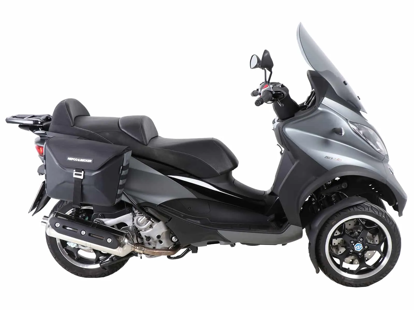C-Bow side carrier black for Piaggio MP3 350 (2018-2022)