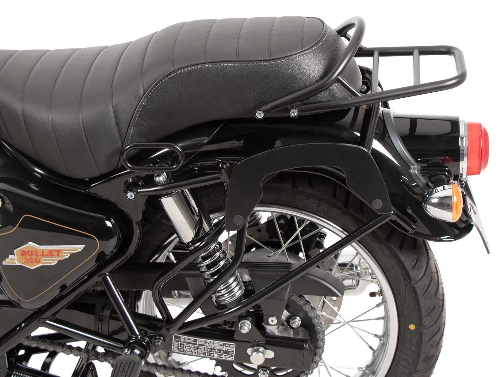 C-Bow side carrier black for Royal Enfield Bullet 350 (2024-)