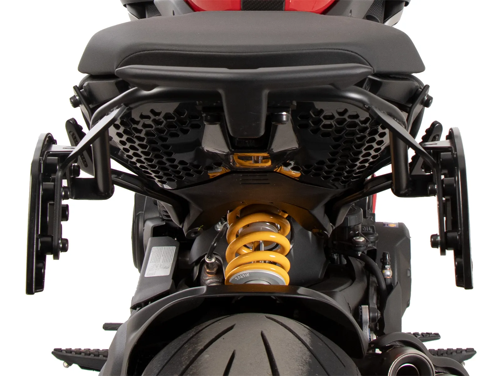 C-Bow side carrier black for Ducati Diavel V4 (2023-)
