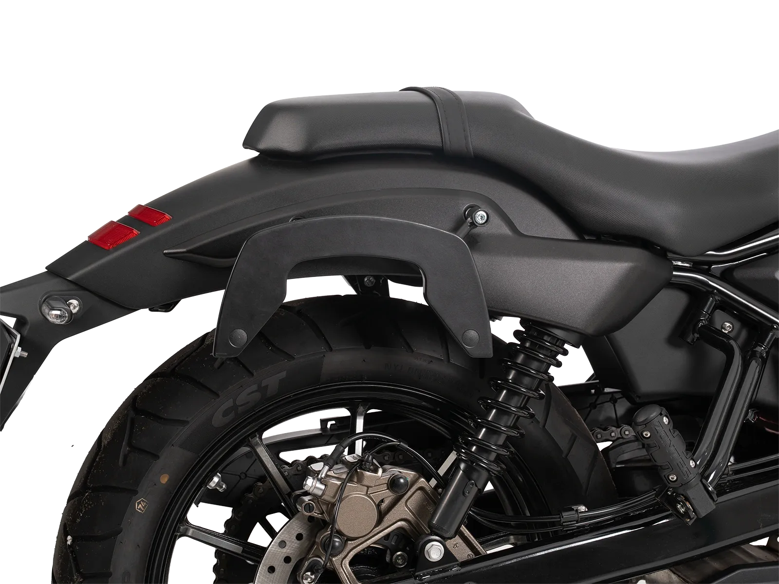 C-Bow side carrier black for Zontes 125-C2 (2025-)