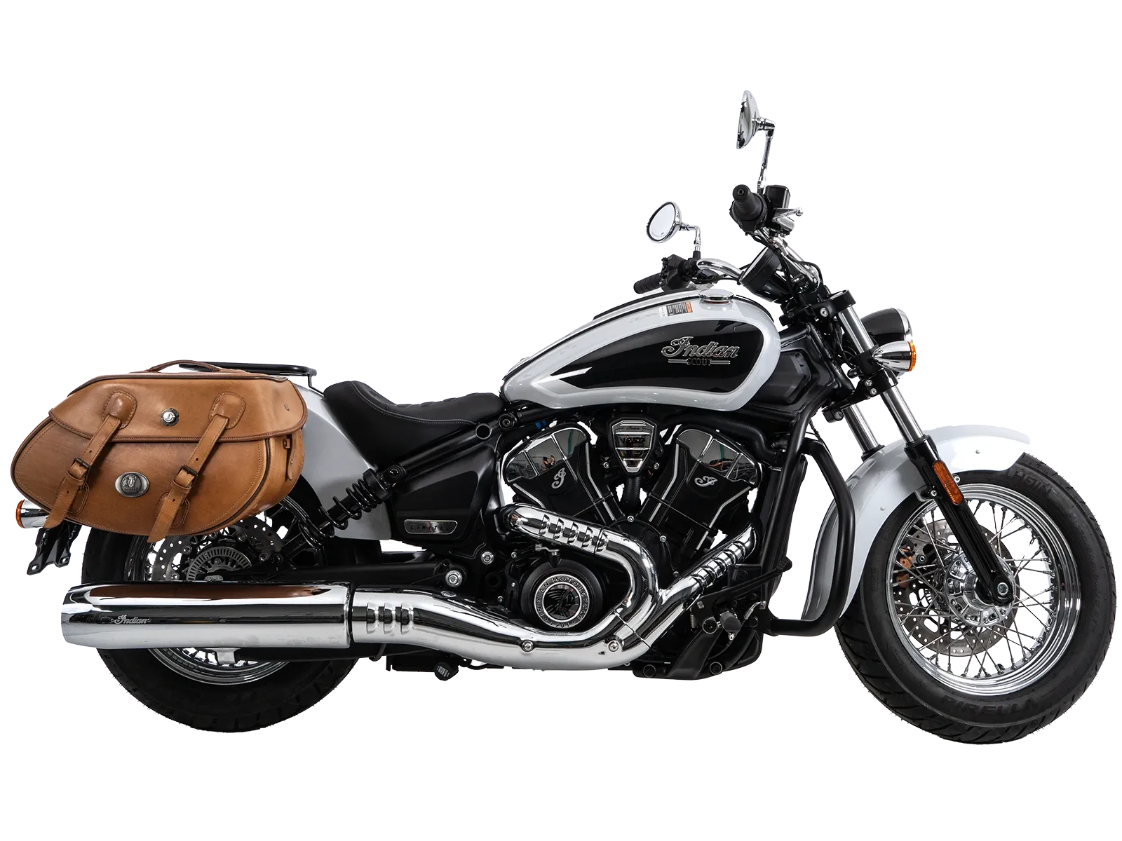 C-Bow side carrier chrome for Indian Scout Classic (2025-)