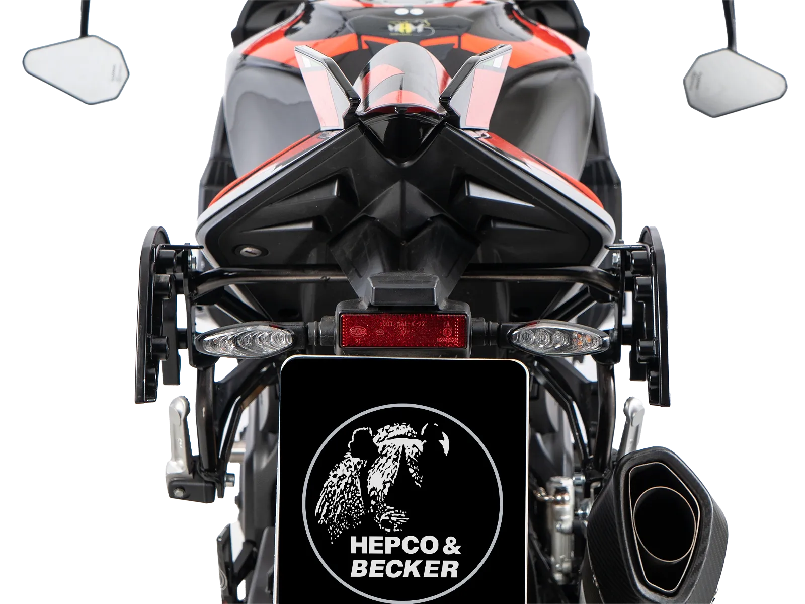 C-Bow side carrier black for Aprilia Tuono V4 Factory (2025-)