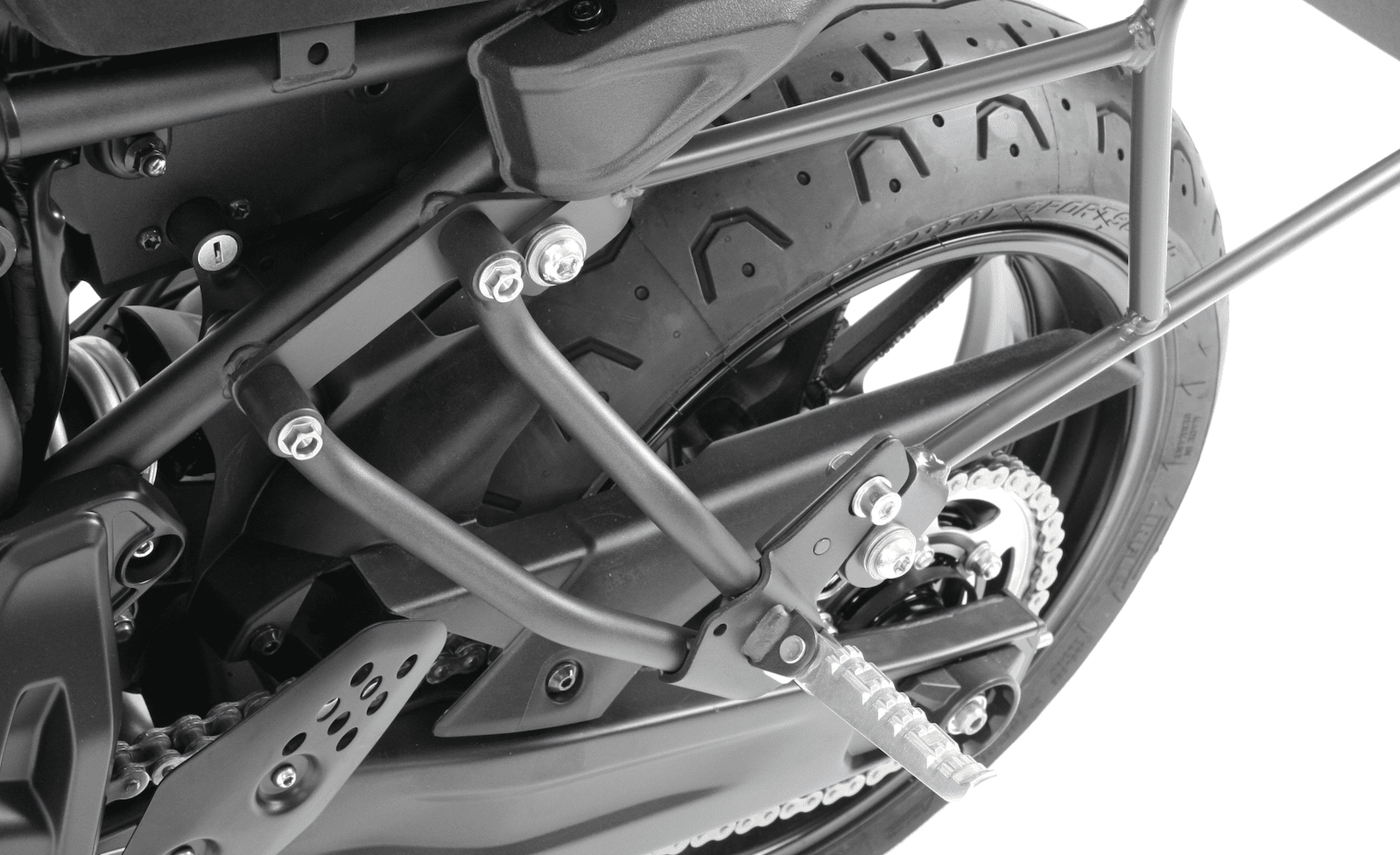 Side case carrier Lock-it anthracite for Yamaha XSR 700 / XTribute (2022-2025)