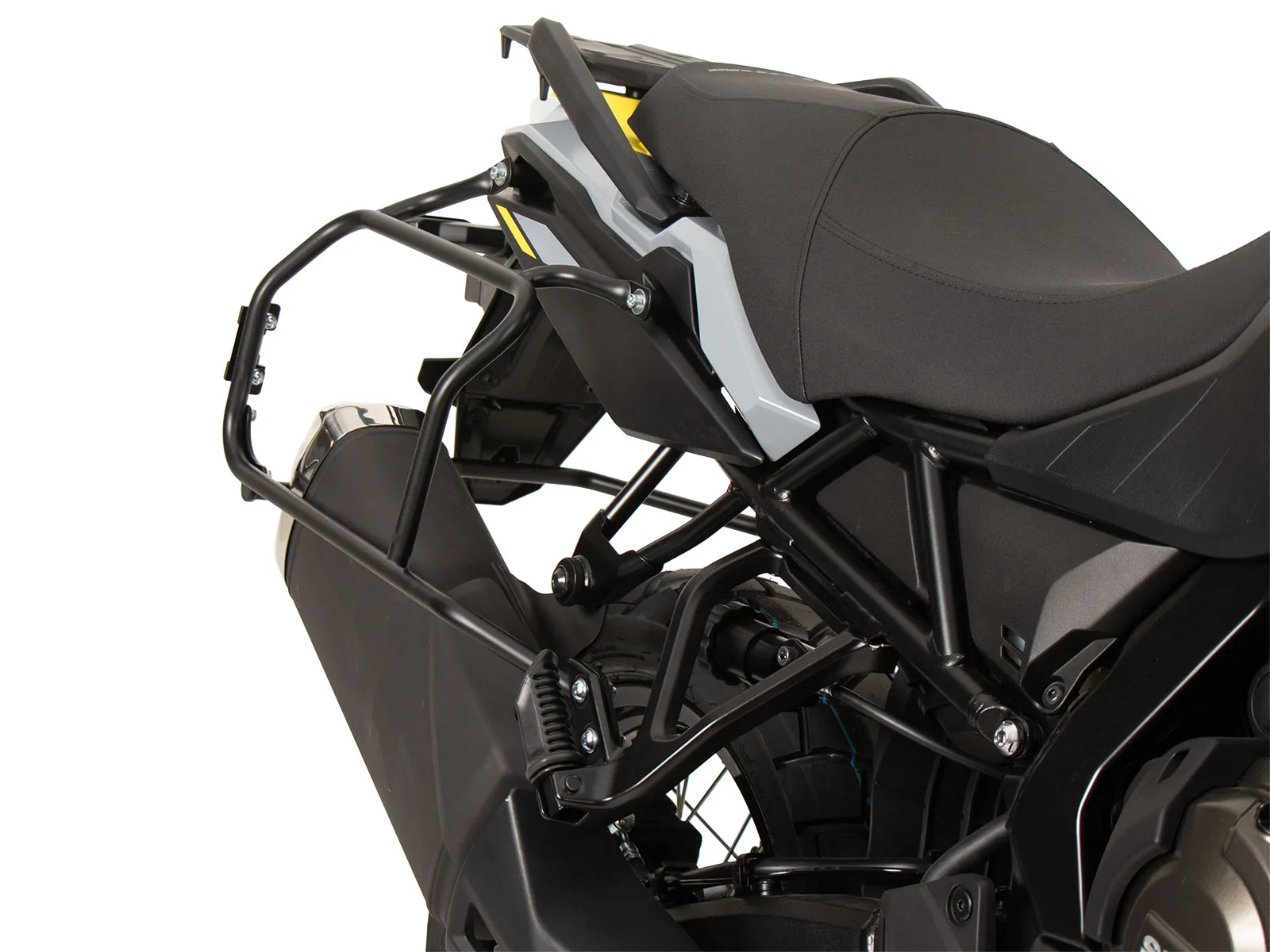 Case carrier set cutout black incl. Xplorer cutout black Case set for Suzuki V-Strom 800 DE (2023-)