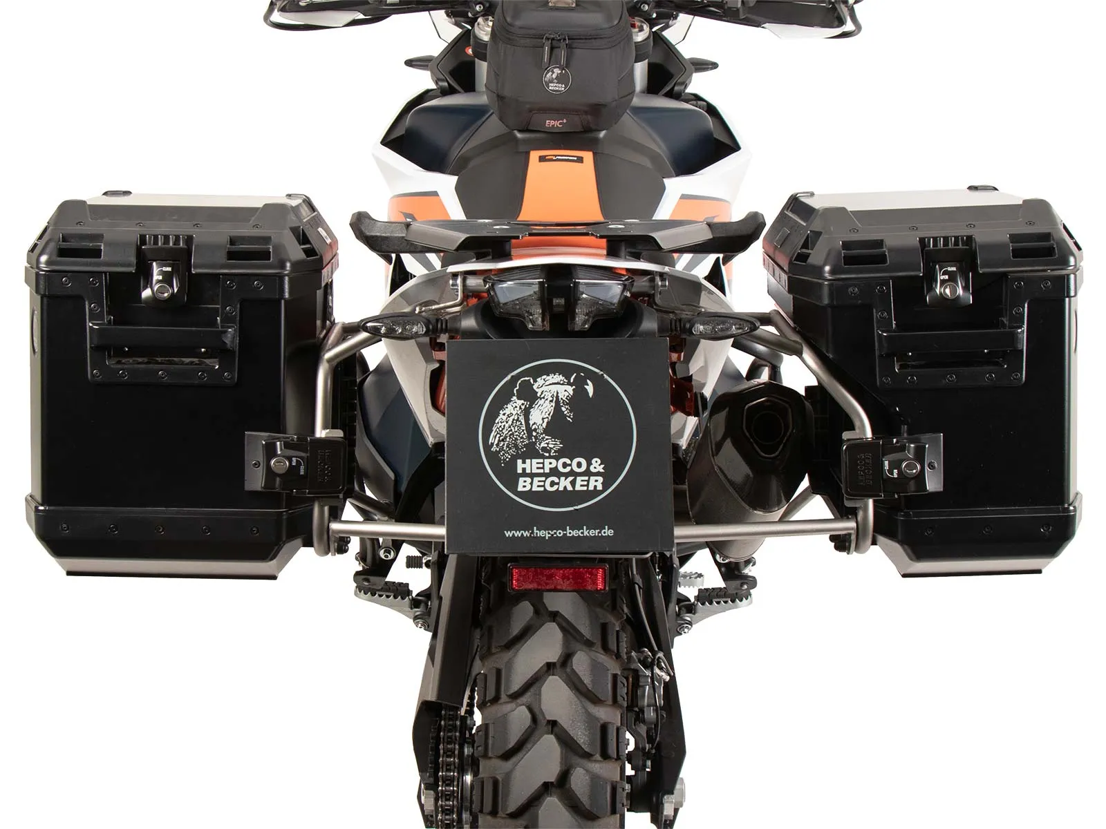 Side case carrier cutout for Xplorer cutout case 40/37 for KTM 890 Adventure / R / Rally (2023-)