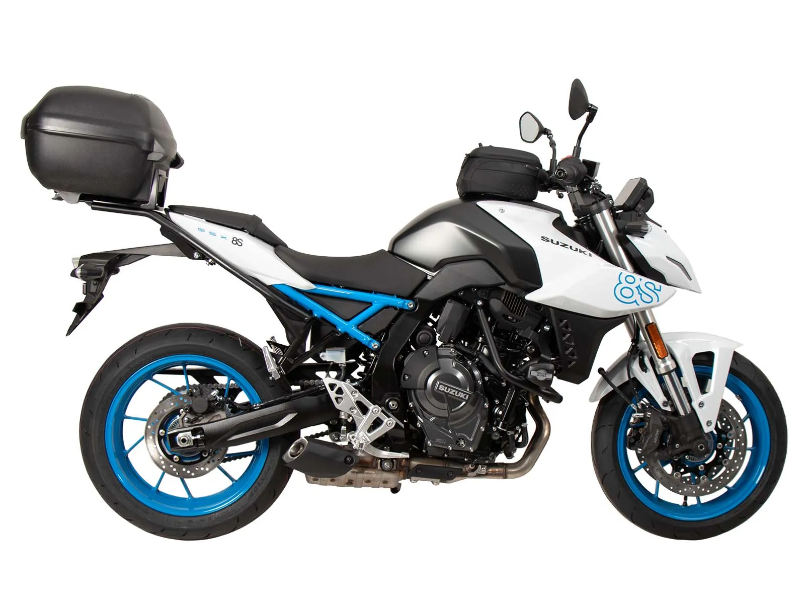 Alurack top case carrier black for Suzuki GSX-8S (2023-)