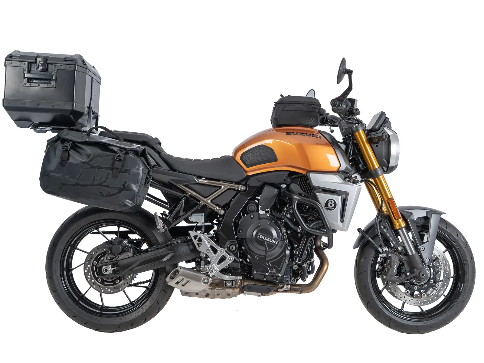 Alurack top case carrier black for Suzuki GSX-8T (2025-)