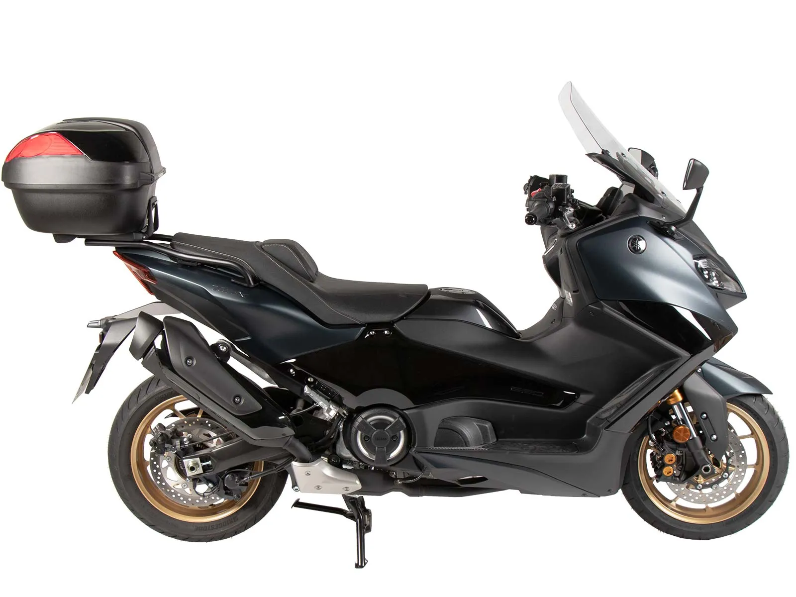 Alurack top case carrier black for Yamaha TMAX Tech MAX (2022-)