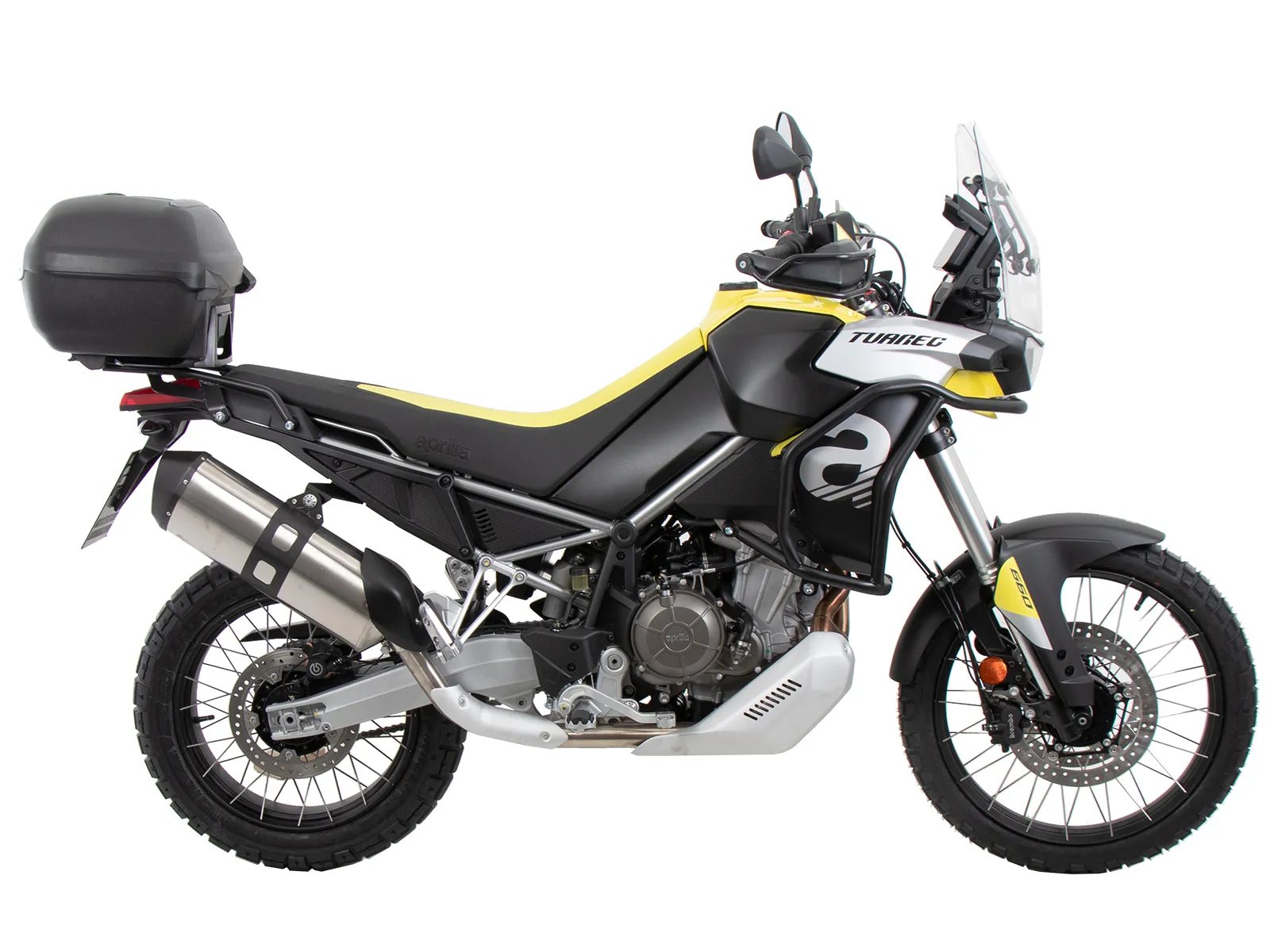 Alurack top case carrier black for Aprilia Tuareg 660 (2022-2024)
