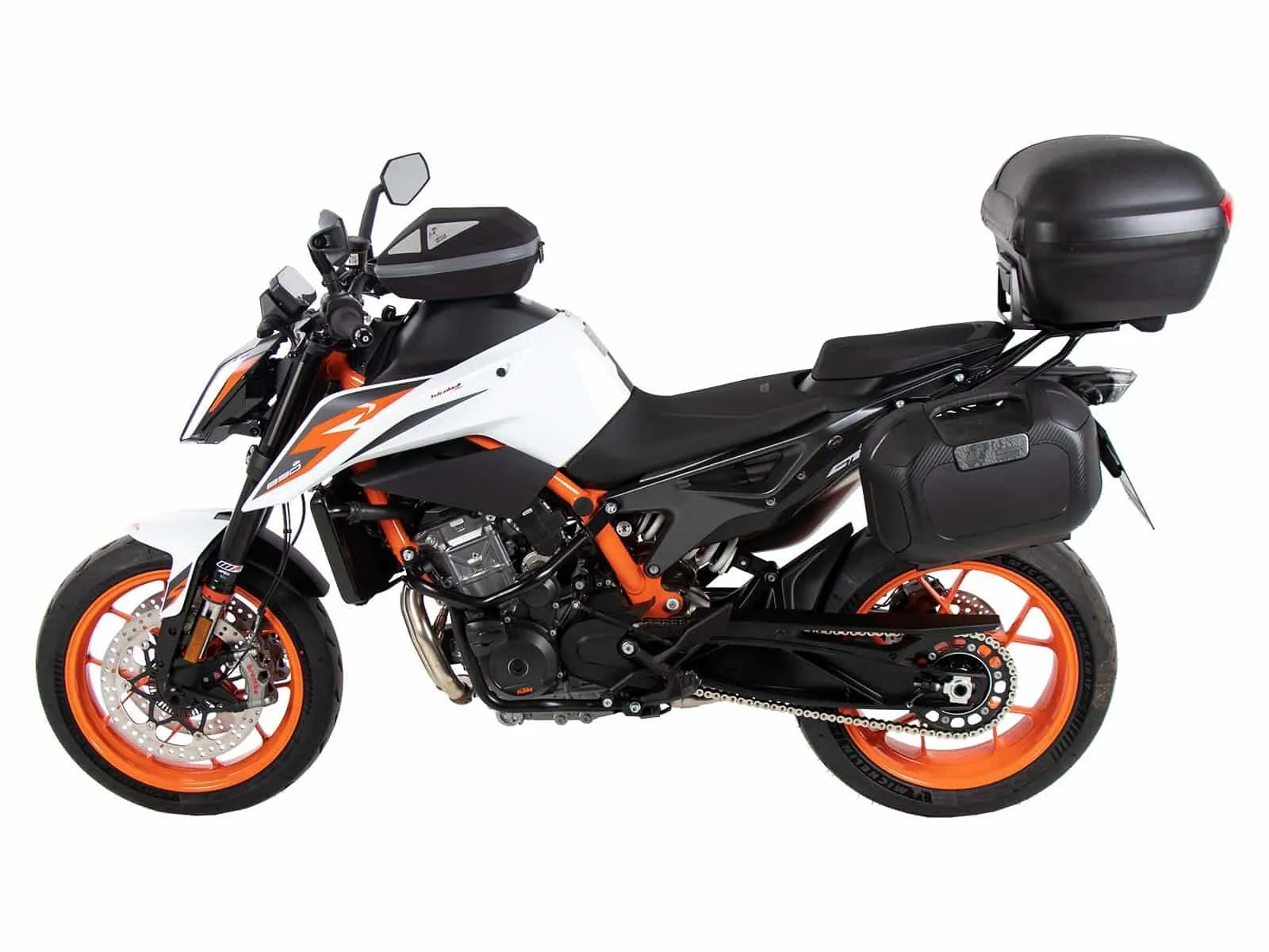 Alurack top case carrier black for KTM 890 Duke R (2020-2023)