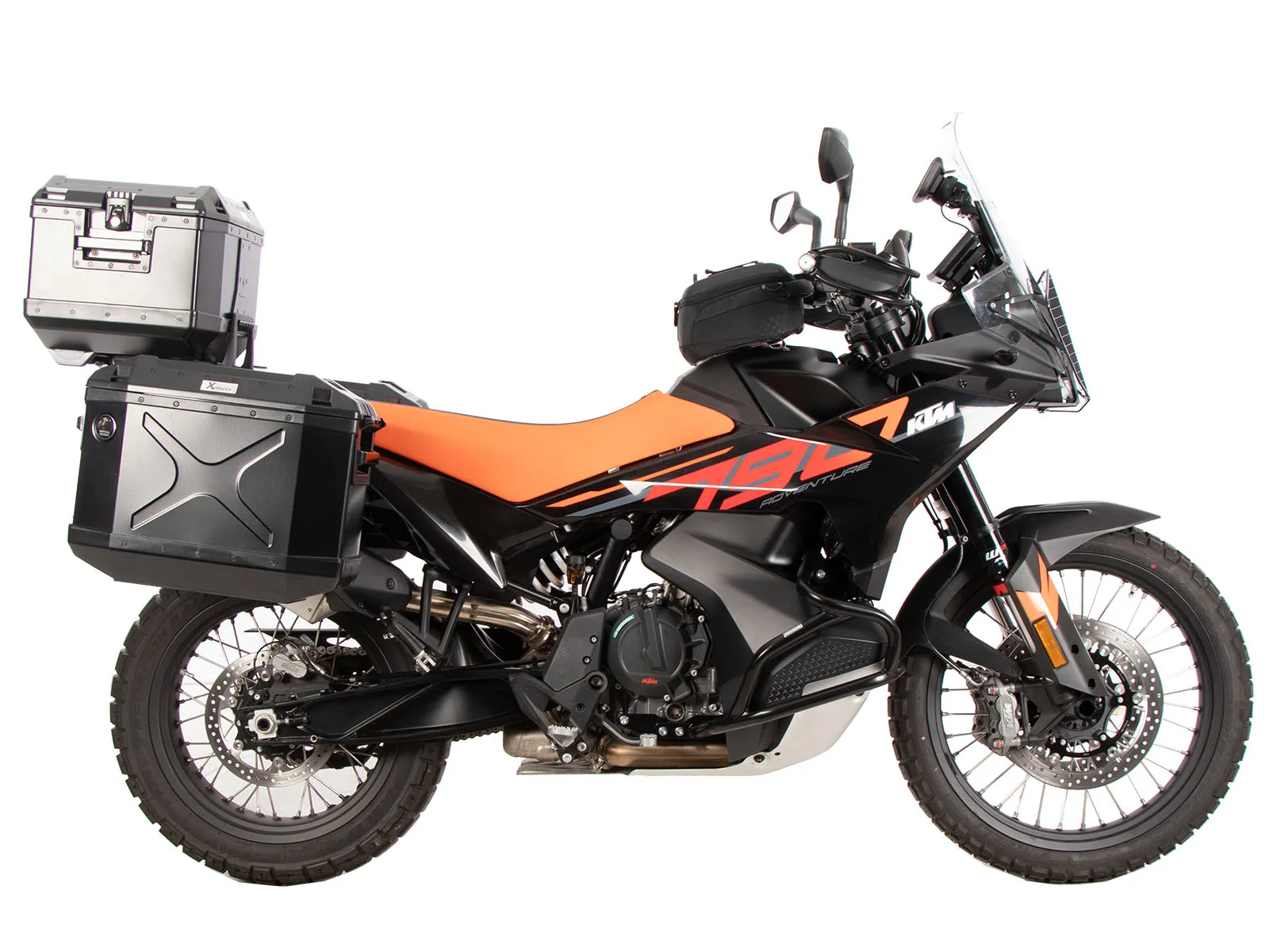 Alurack top case carrier black for KTM 790 Adventure (2024-)