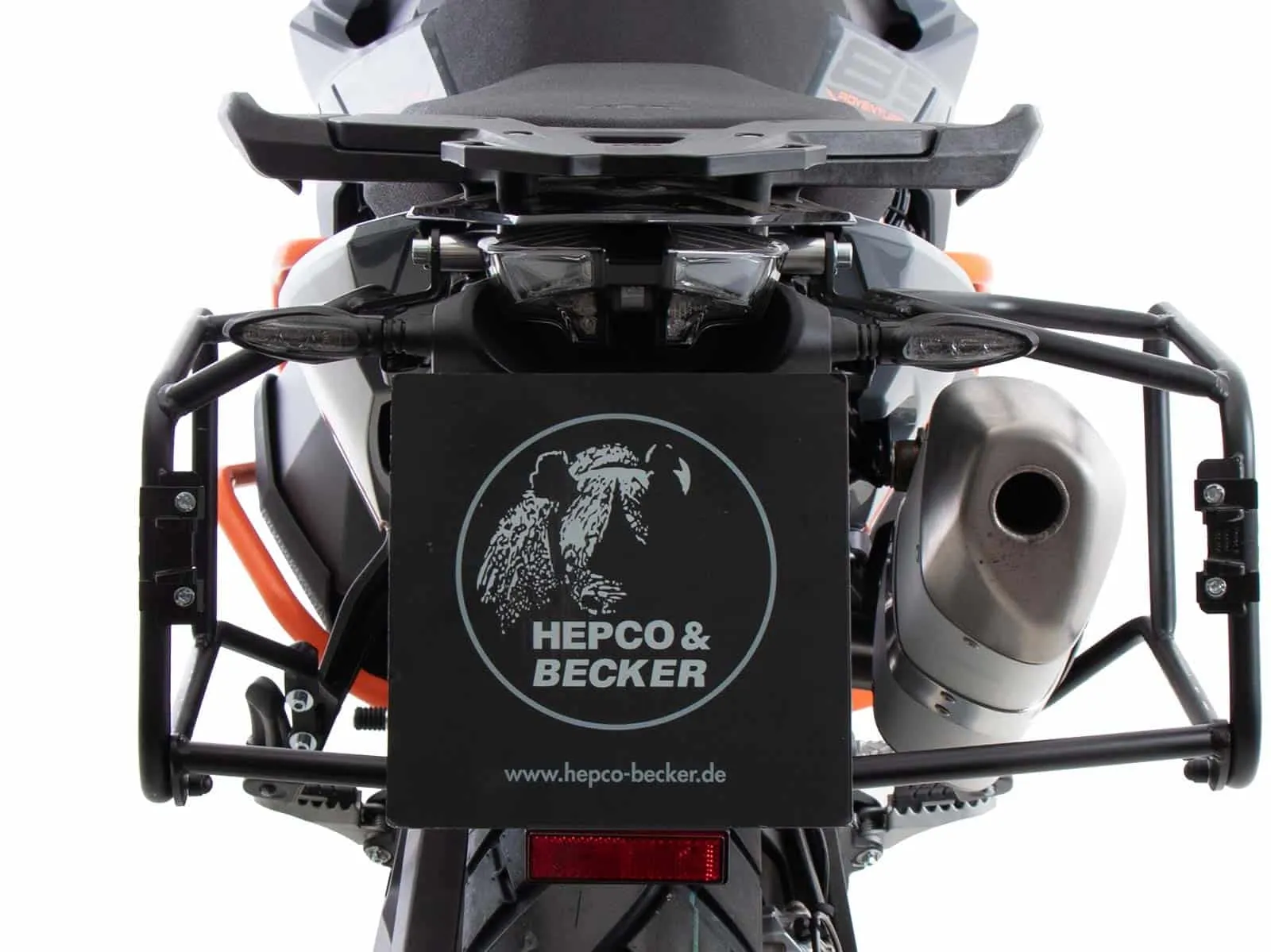 Side case carrier fixed black for KTM 890 Adventure / R / Rally (2021-2022)