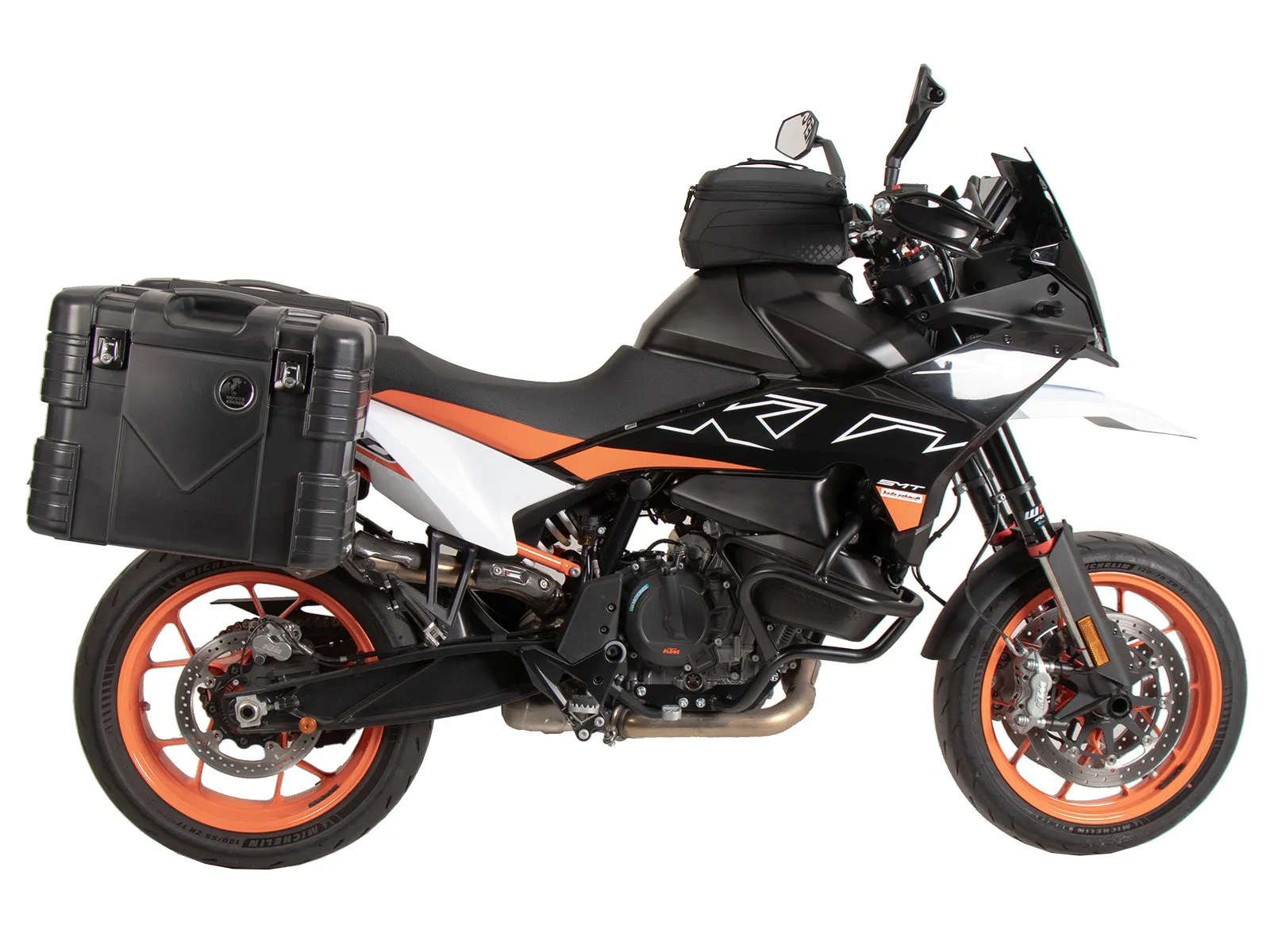 Side case carrier fixed black for KTM 890 SMT (2023-)