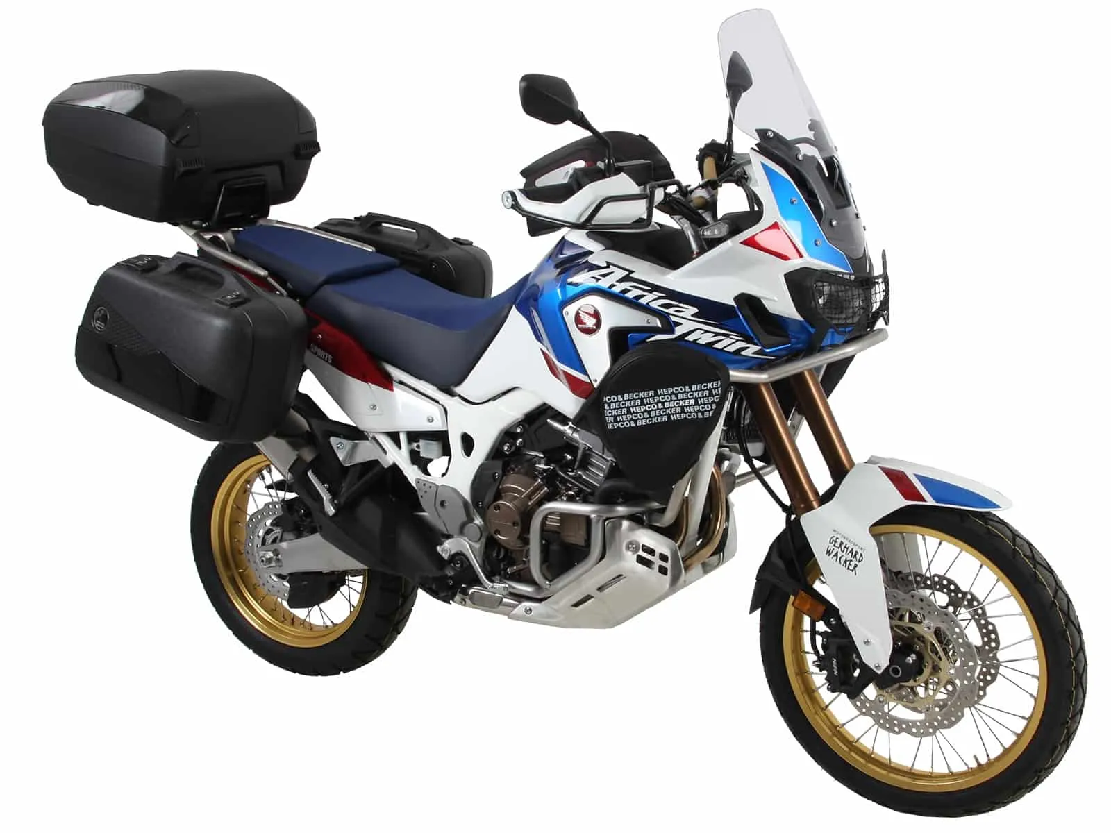 Side case carrier fixed black for Honda CRF 1000 Africa Twin (2018-2019)